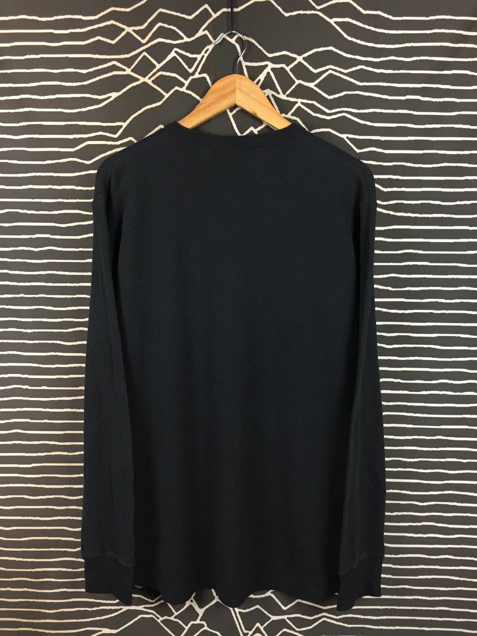 Uniqlo Uniqlo Waffle Knit Henley Neck Long Sleeve Tee Size XL Size US XL / EU 56 / 4 - 5 Thumbnail
