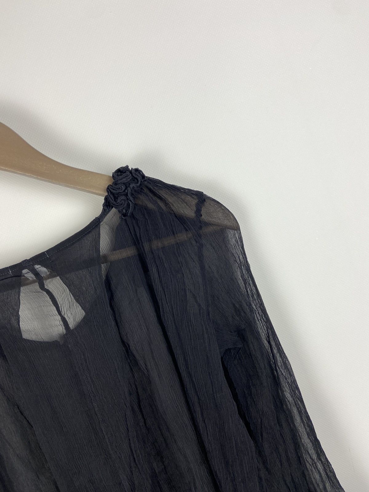 Transit × Vintage Vintage Transit Par Such Avant-Garde Silk Transparent Dress Size S / US 4 / IT 40 - 13 Thumbnail