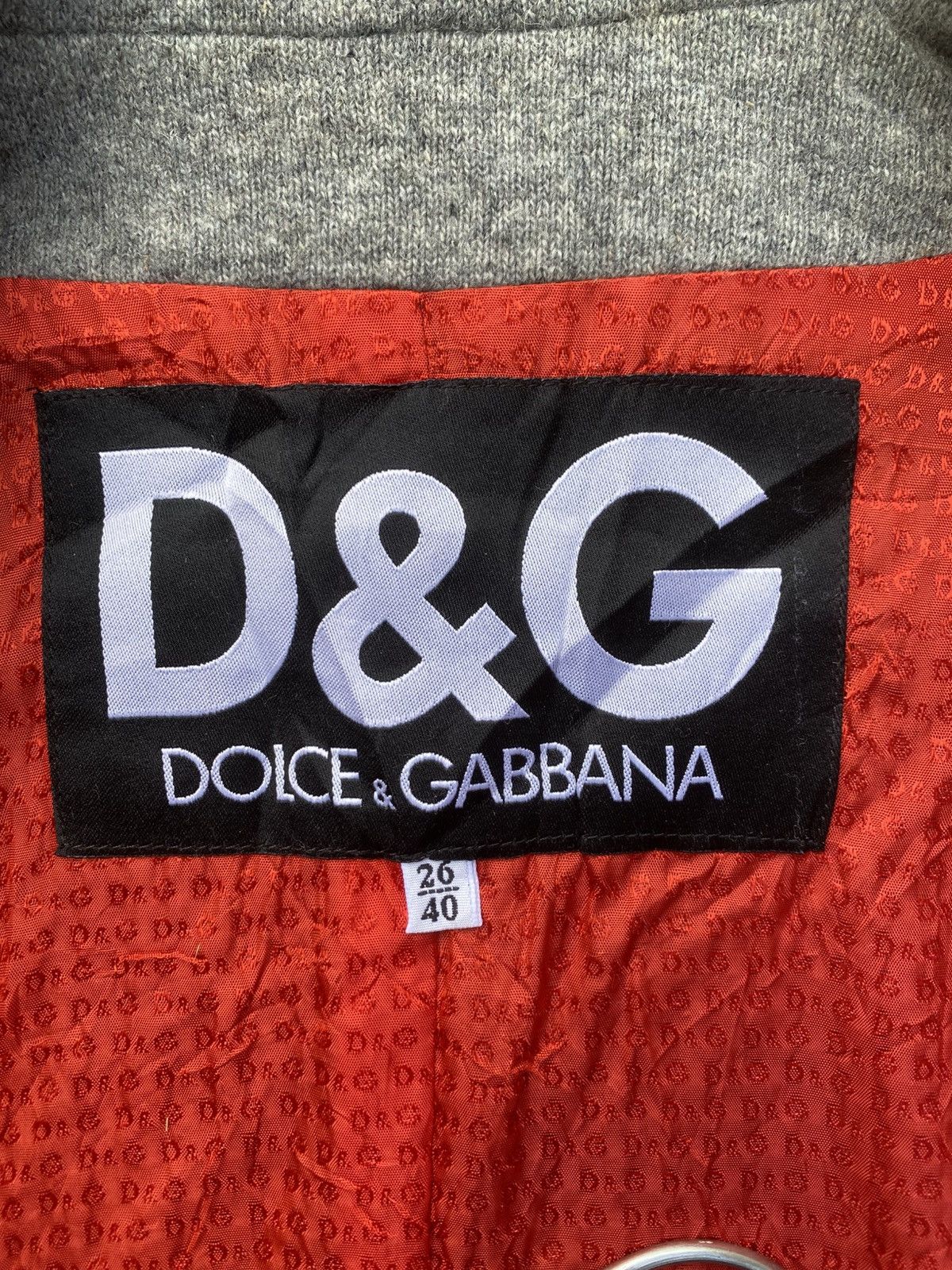 Dolce & Gabbana Rare Vintage Dolce & Gabbana Wool Jacket Size S / US 4 / IT 40 - 7 Thumbnail