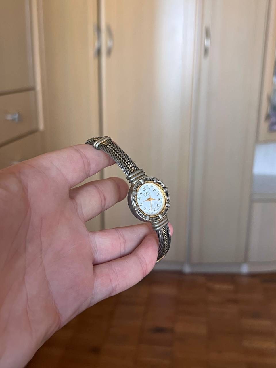 Vintage Vintage Japanese style futuristic Watch 1990s metal link Size ONE SIZE - 4 Thumbnail