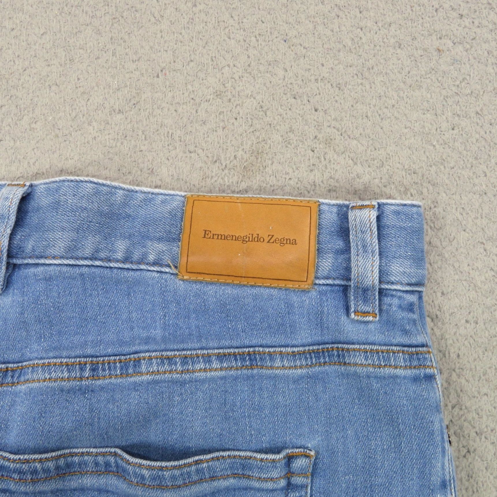 Ermenegildo Zegna Ermenegildo Zegna Jeans Men 40x34 5 Pocket Denim Straight Modern Quiet Luxury Stretch Blue Cotton Denim Size US 39 - 4 Thumbnail