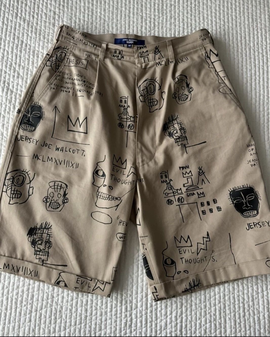Junya Watanabe Junya Watanabe Basquiat Chino Shorts Size US 32 / EU 48 - 1 Thumbnail