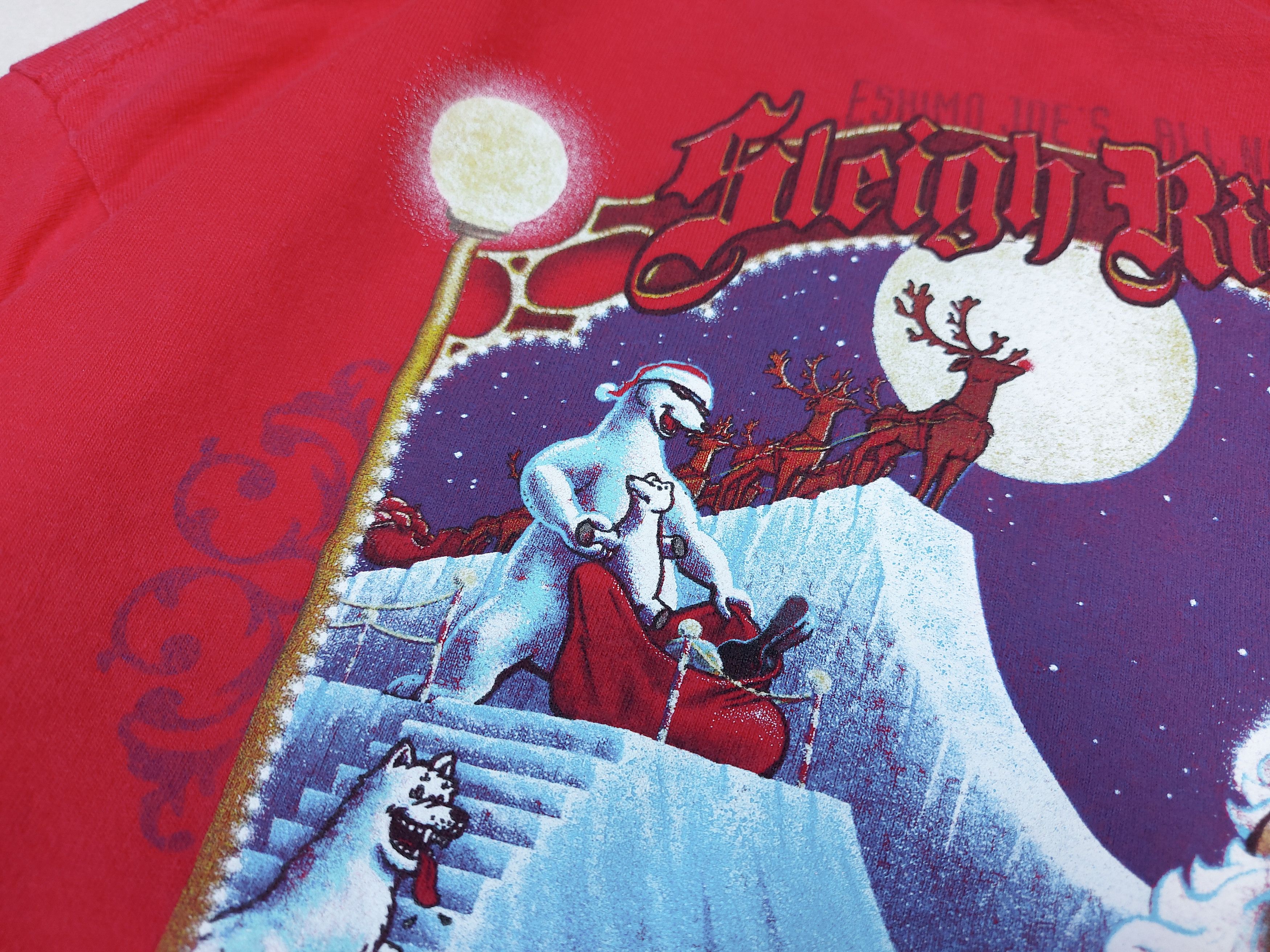 Vintage Vintage Y2K Eskimo Joe’s Christmas Stillwater ON TEE Size US L / EU 52-54 / 3 - 9 Thumbnail