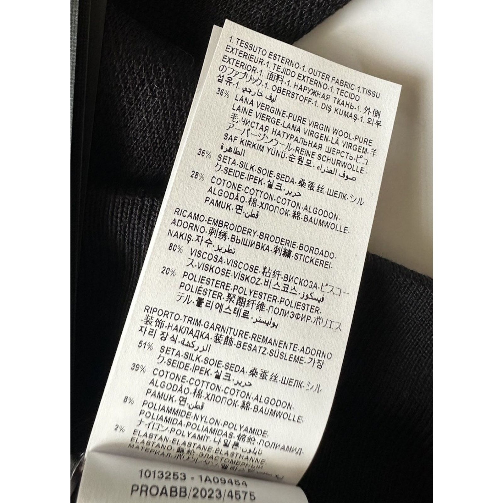 Versace Versace Knit Barocco Jacquard Black Pants L (50) 1013253 Size US 32 / EU 48 - 14 Thumbnail