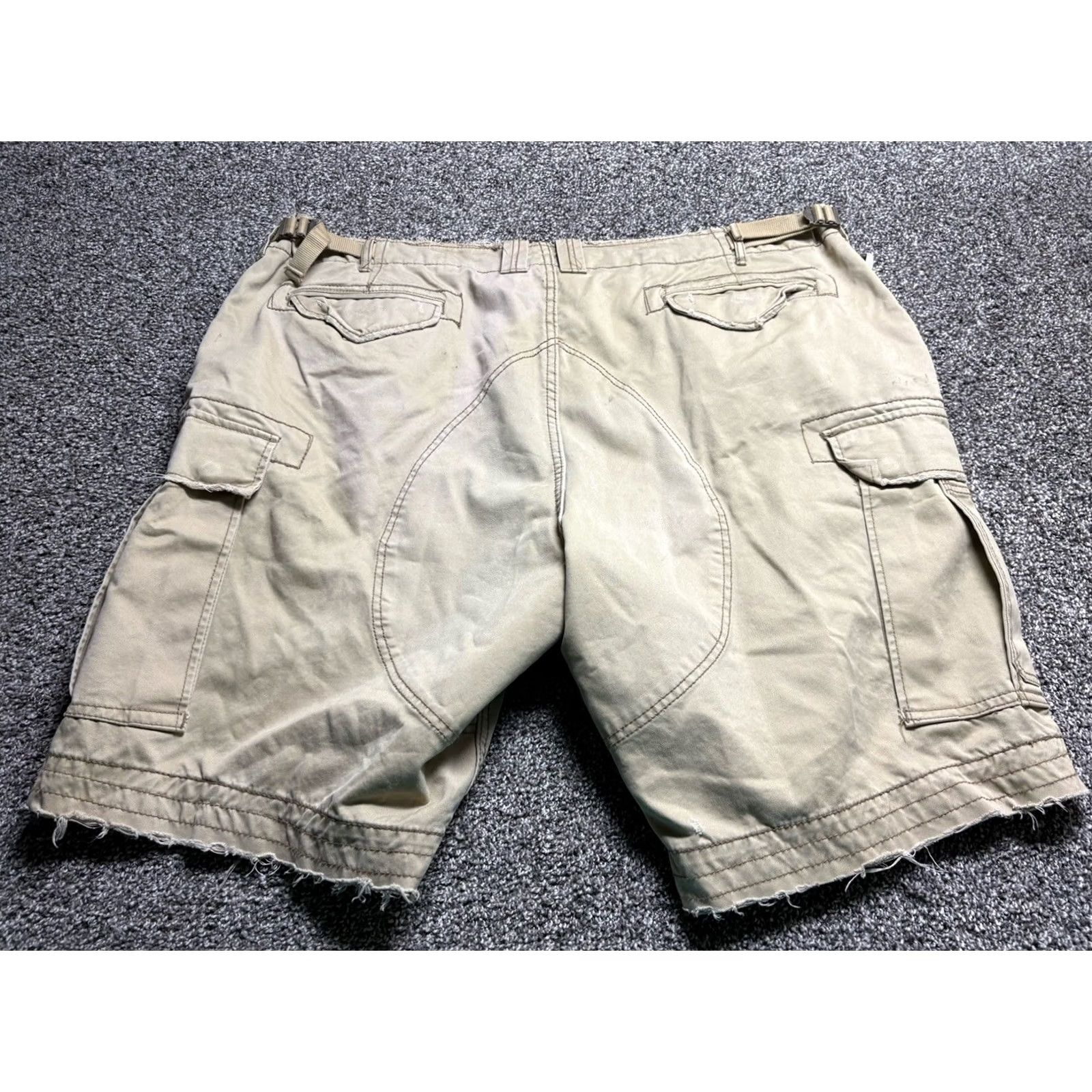 Polo Ralph Lauren VTG Polo Ralph Lauren Paratrooper Shorts Mens 44B Brown Cargo Distressed 90s Military Utility Pocket Mens Wilderness Shorts Size US XXL / EU 58 / 5 - 2 Thumbnail