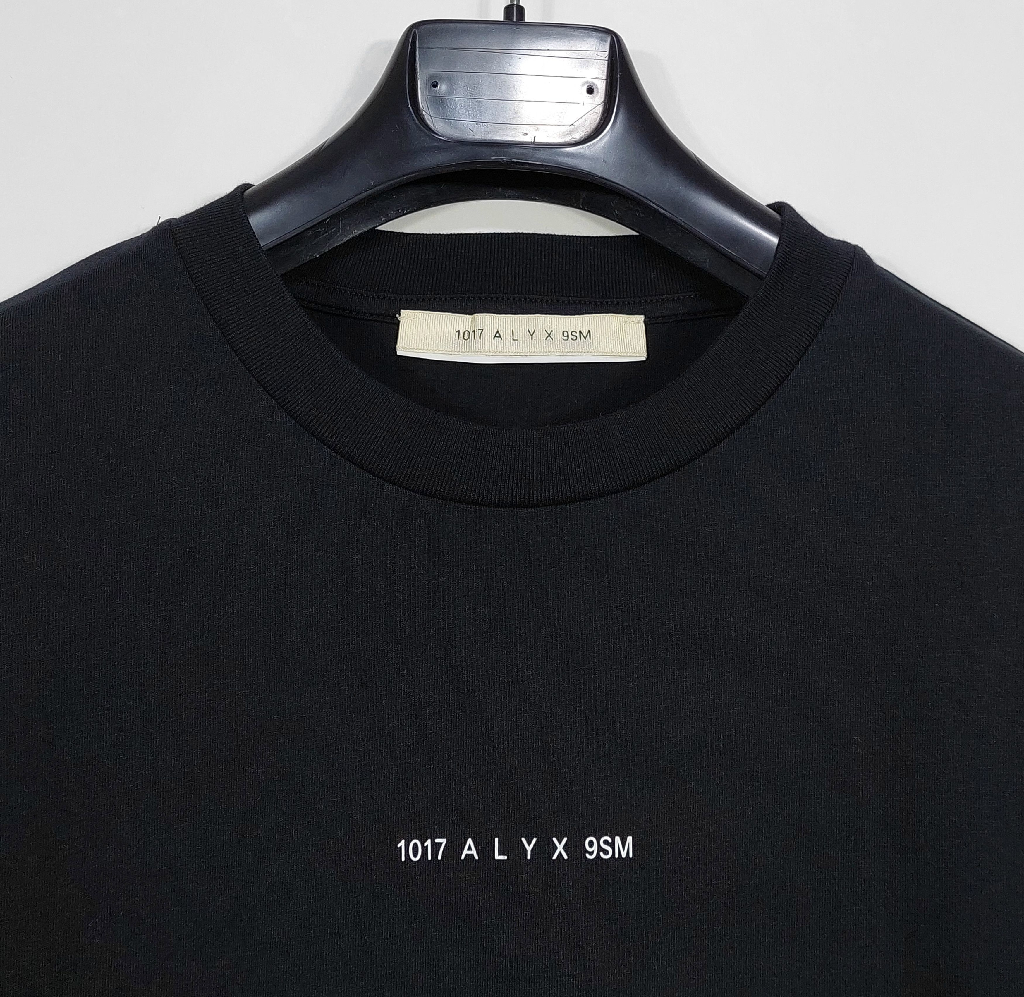1017 ALYX 9SM back logo print cotton tshirt - black L Size US L / EU 52-54 / 3 - 5 Thumbnail