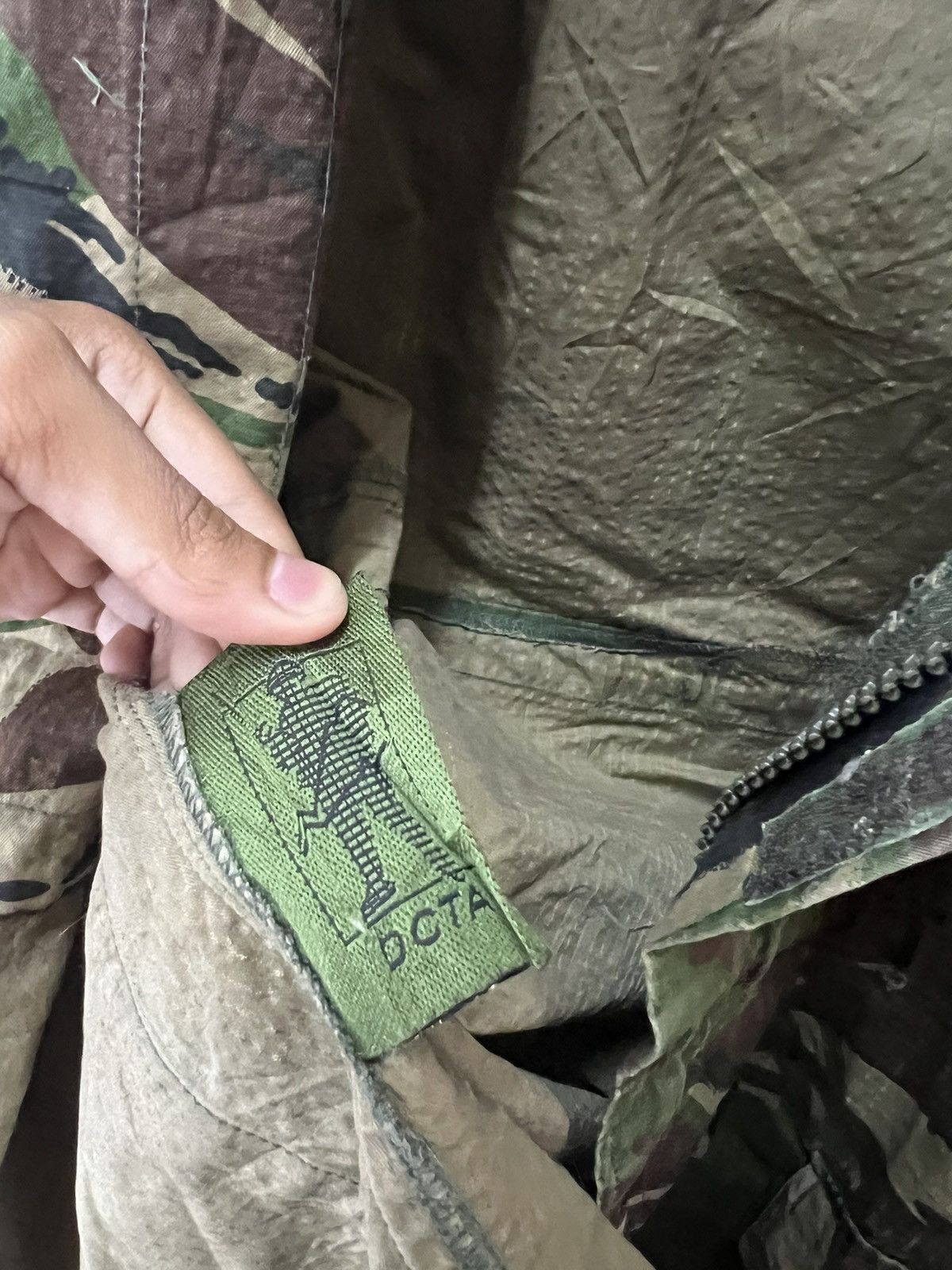Nigel Cabourn Vintage Military DPM Field Jacket Multi pocket Camouflage Size US XL / EU 56 / 4 - 7 Thumbnail