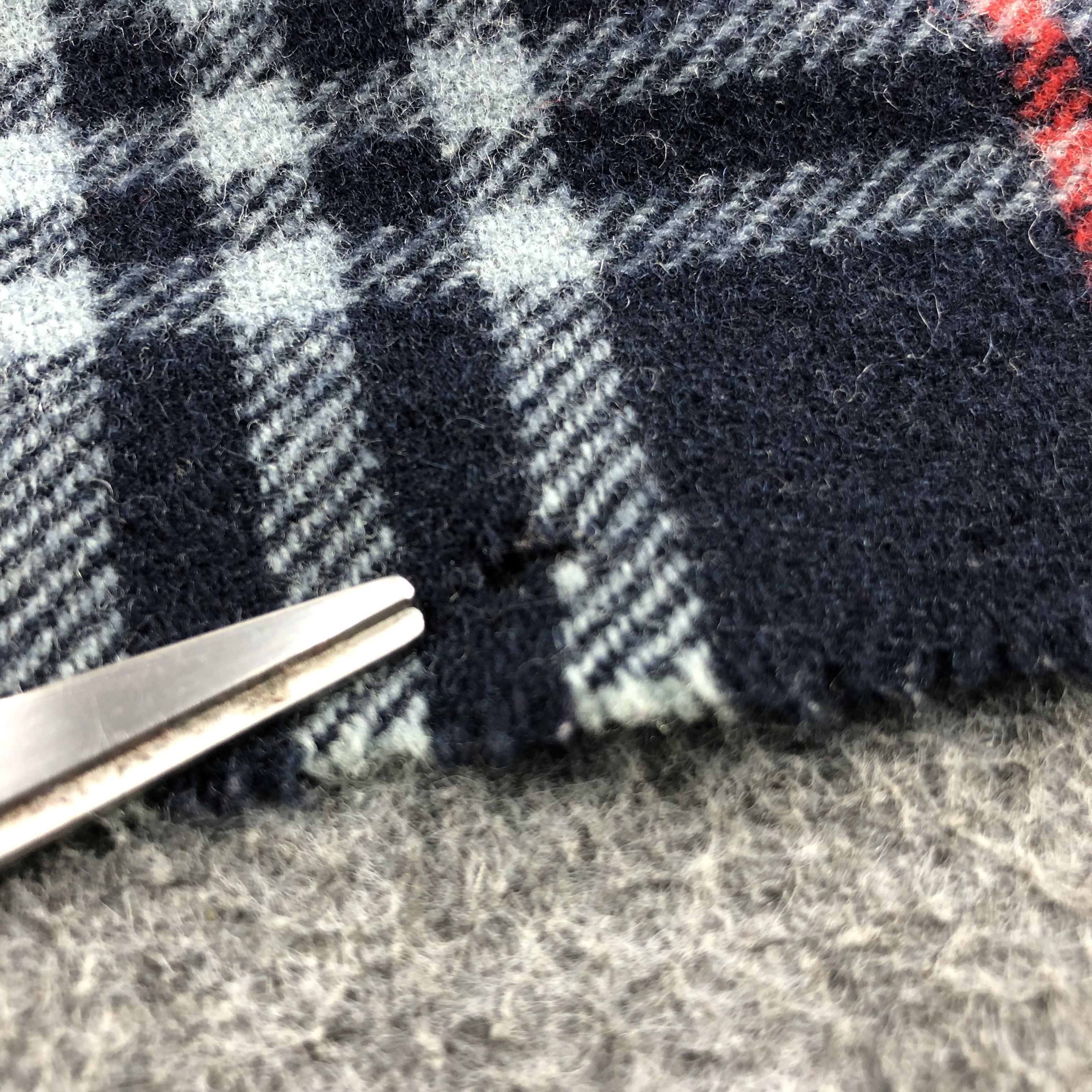 Burberry Burberrys Nova Check Blue Wool Scarf Muffler V647 Size ONE SIZE - 9 Thumbnail