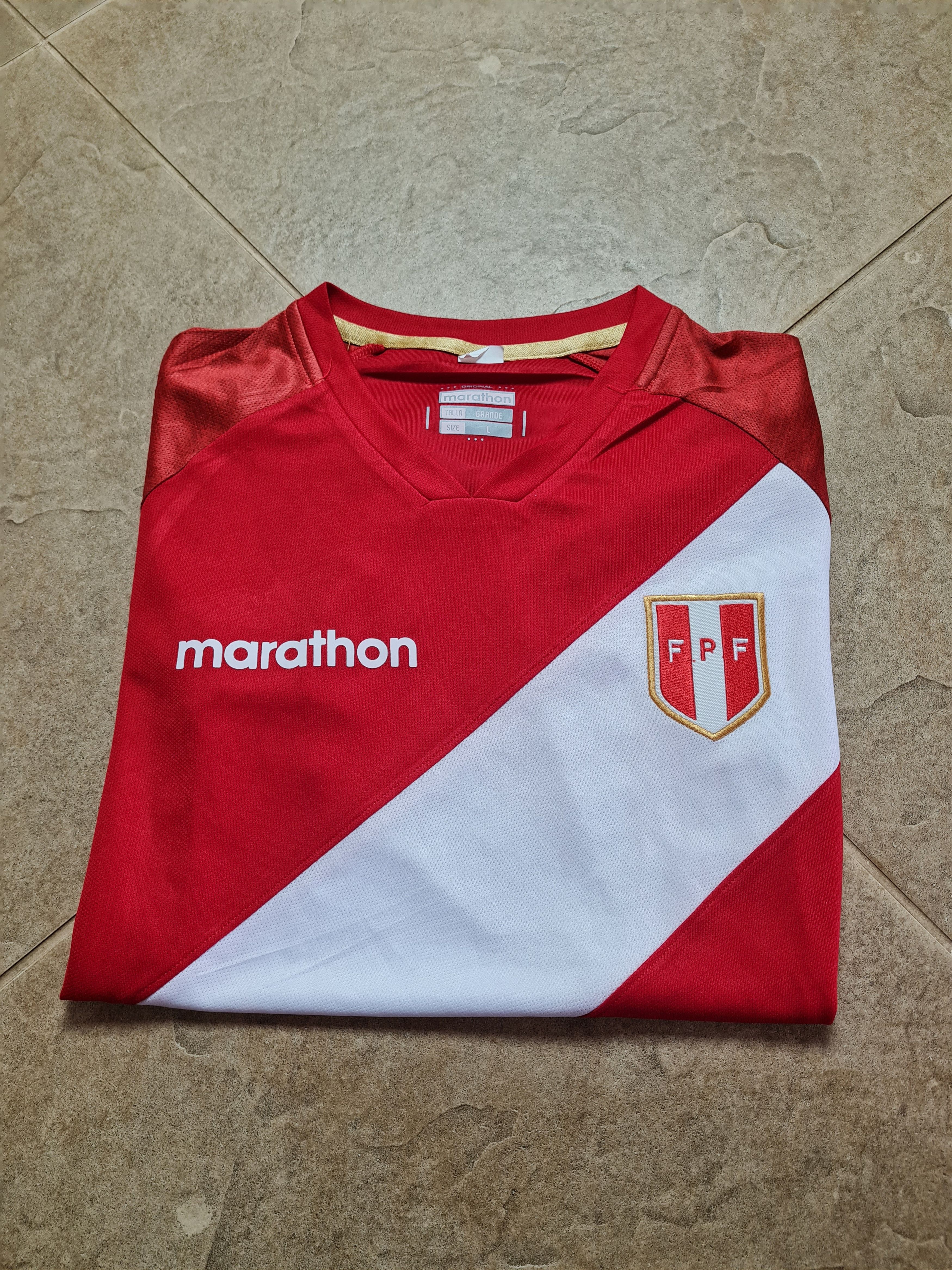 Other FOOTBALL MARATHON PERU 2020 2021 AWAY NATIONAL TEAM JERSEY Size US XS / EU 42 / 0 - 12 Thumbnail