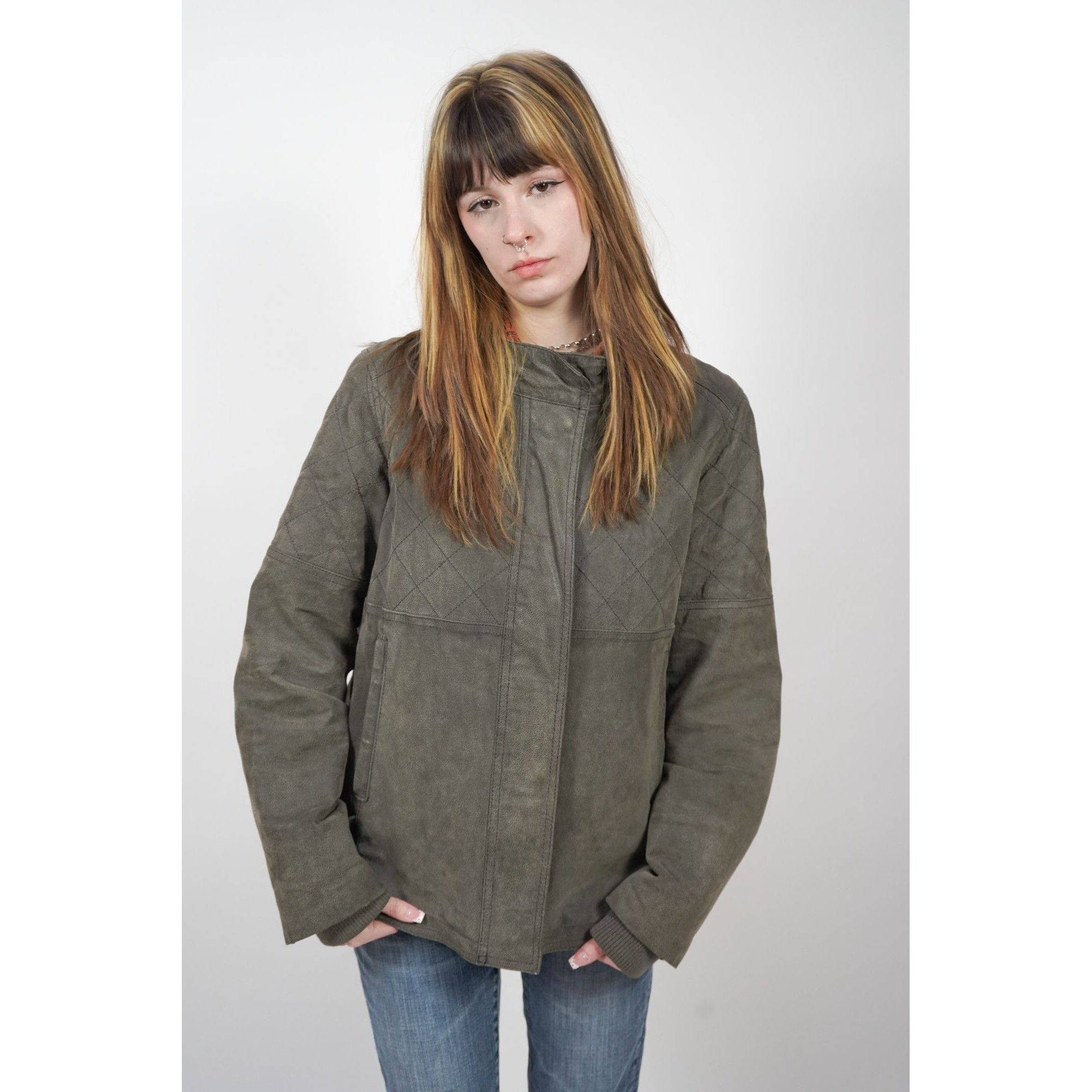Danier Vintage Danier Suede Leather Oliver Jacket Size L / US 10 / IT 46 - 4 Thumbnail