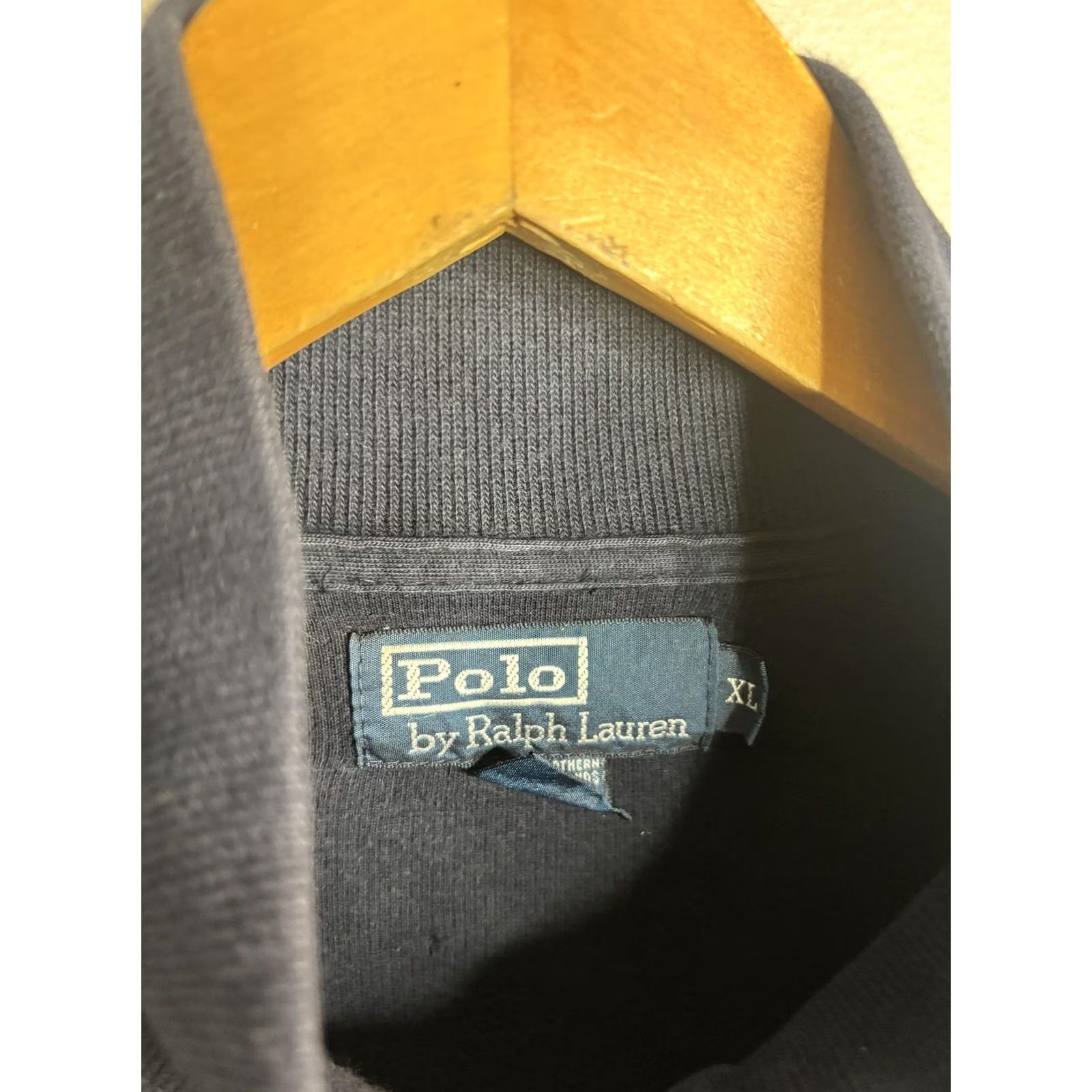 Polo Ralph Lauren Polo Ralph Lauren Sweatshirt Mens XL Navy Blue Full Zip Mock Neck Pony Logo Size US XL / EU 56 / 4 - 4 Thumbnail