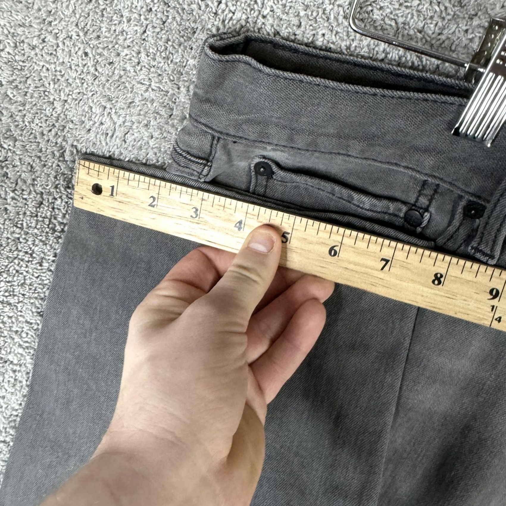 Lucky Brand Lucky Brand Jeans Mens 40x32 Gray 221 Original Straight Denim Casual Pants Jeans Size US 40 / EU 56 - 7 Thumbnail
