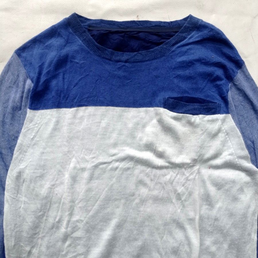 Sacai sacai japan tritone knit sweater crewneck Size S / US 4 / IT 40 - 2 Thumbnail