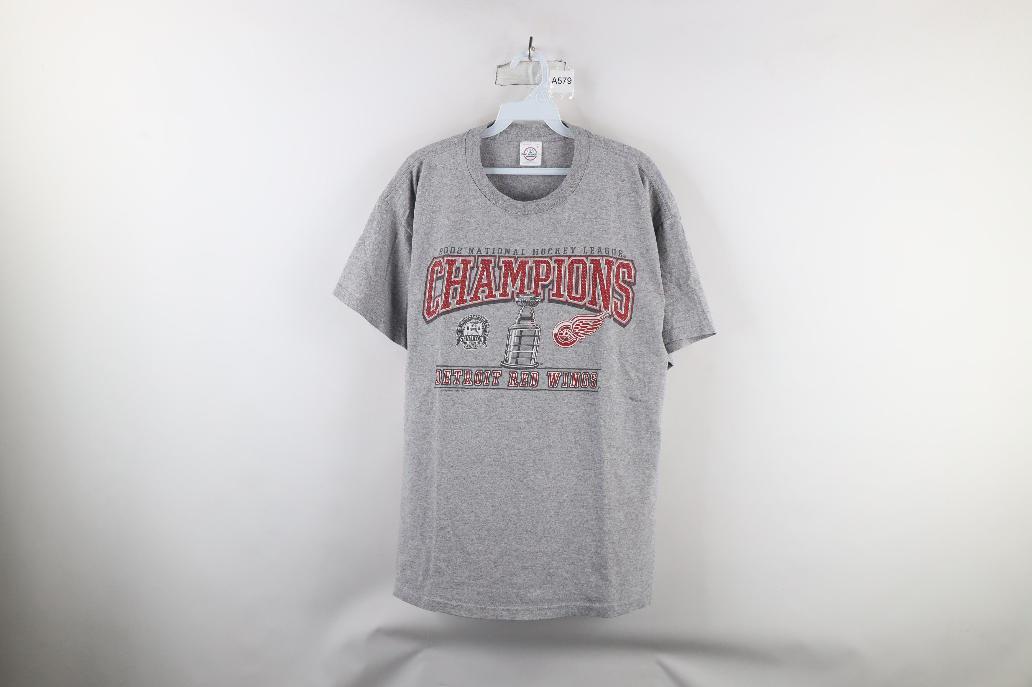 Vintage Vintage Y2K Cup Champs Detroit Red Wings Hockey T-Shirt Size US L / EU 52-54 / 3 - 1 Thumbnail