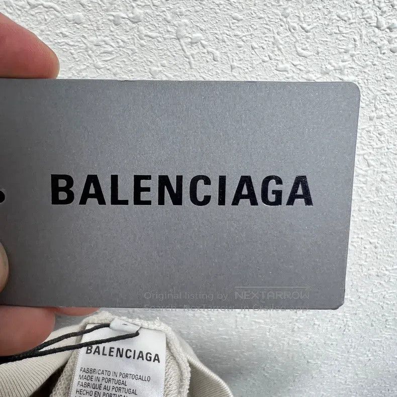 Balenciaga Balenciaga 3XL Embroidered Logo Beige Hoodie Size US M / EU 48-50 / 2 - 6 Thumbnail