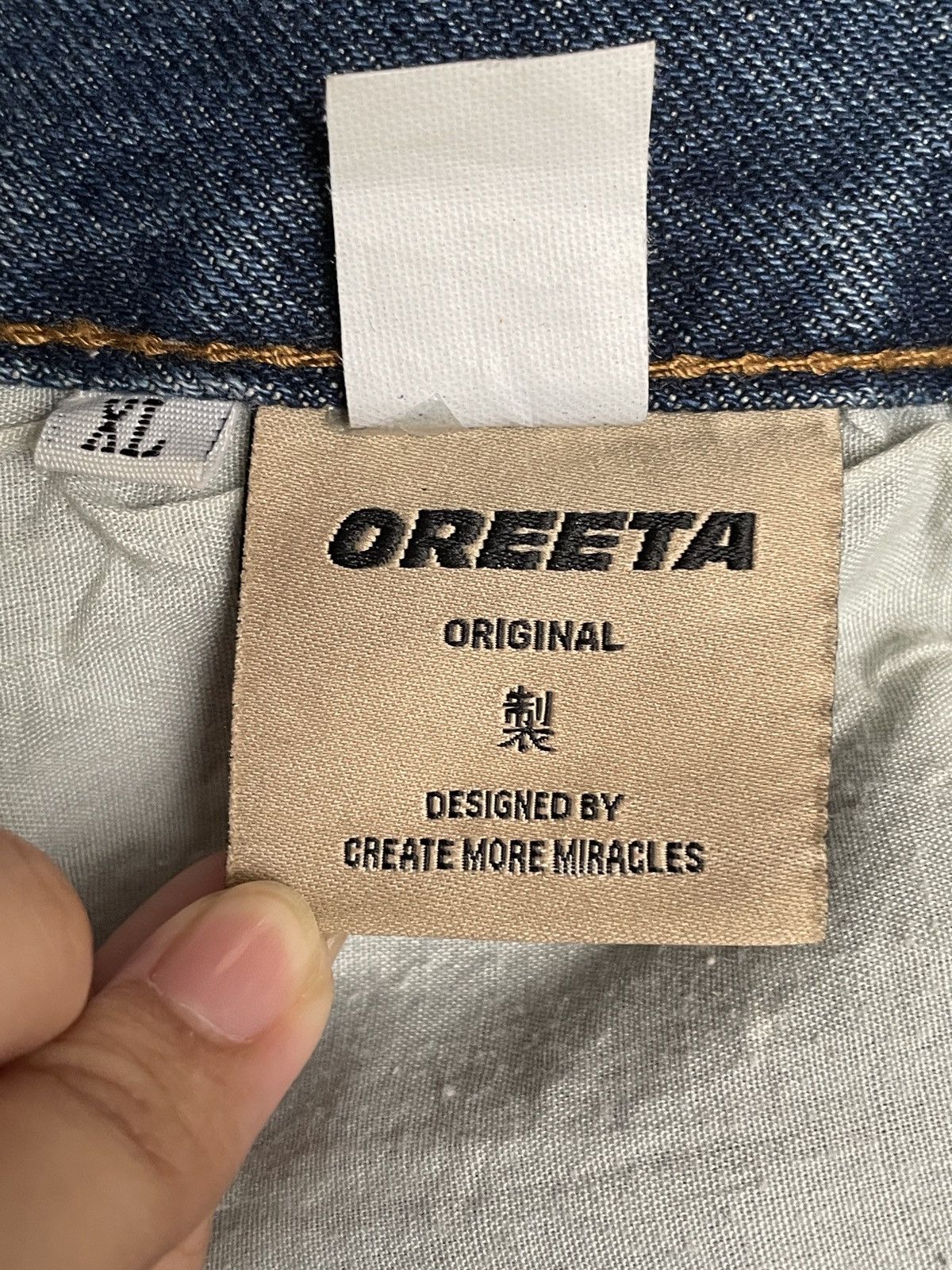 If Six Was Nine × Japanese Brand × Le Grande Bleu (L.G.B.) Very Rare Design Vintage Brand Oreeta Flared Jeans 1990s Size US 33 - 10 Thumbnail