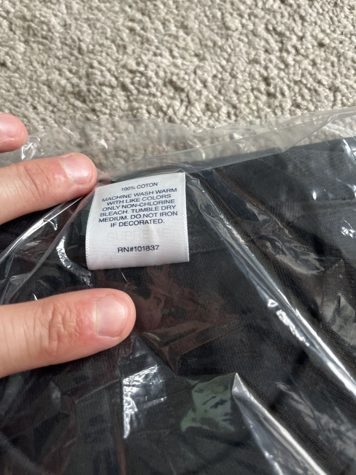 Supreme Supreme We’re Back tee size medium FW19 black Size US M / EU 48-50 / 2 - 6 Thumbnail