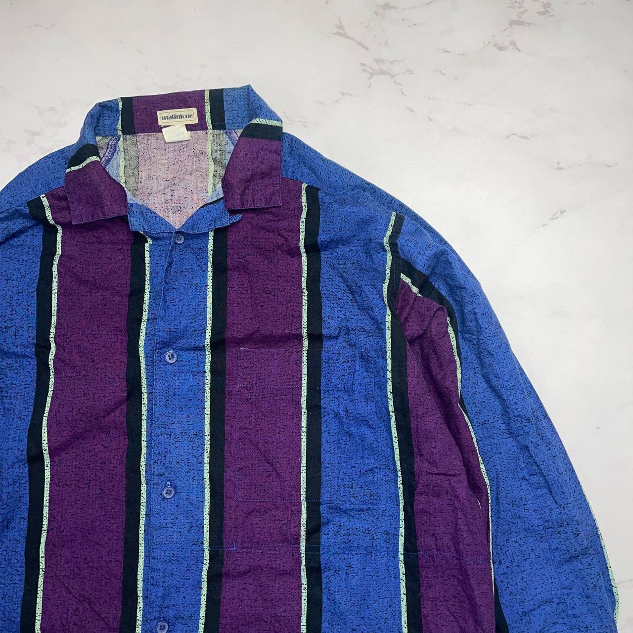 Vintage Vintage x streatwear 90s Martinique Rainbow Button Shirt Size US L / EU 52-54 / 3 - 10 Thumbnail