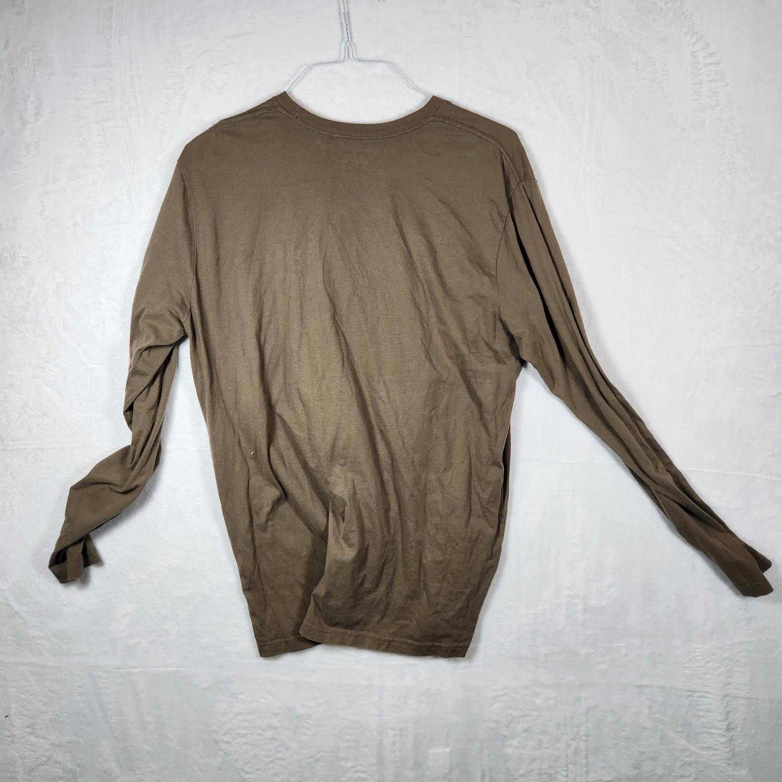 Yeti Yeti Long Sleeve Logo Tshirt Brown Size XL Size US XL / EU 56 / 4 - 4 Thumbnail