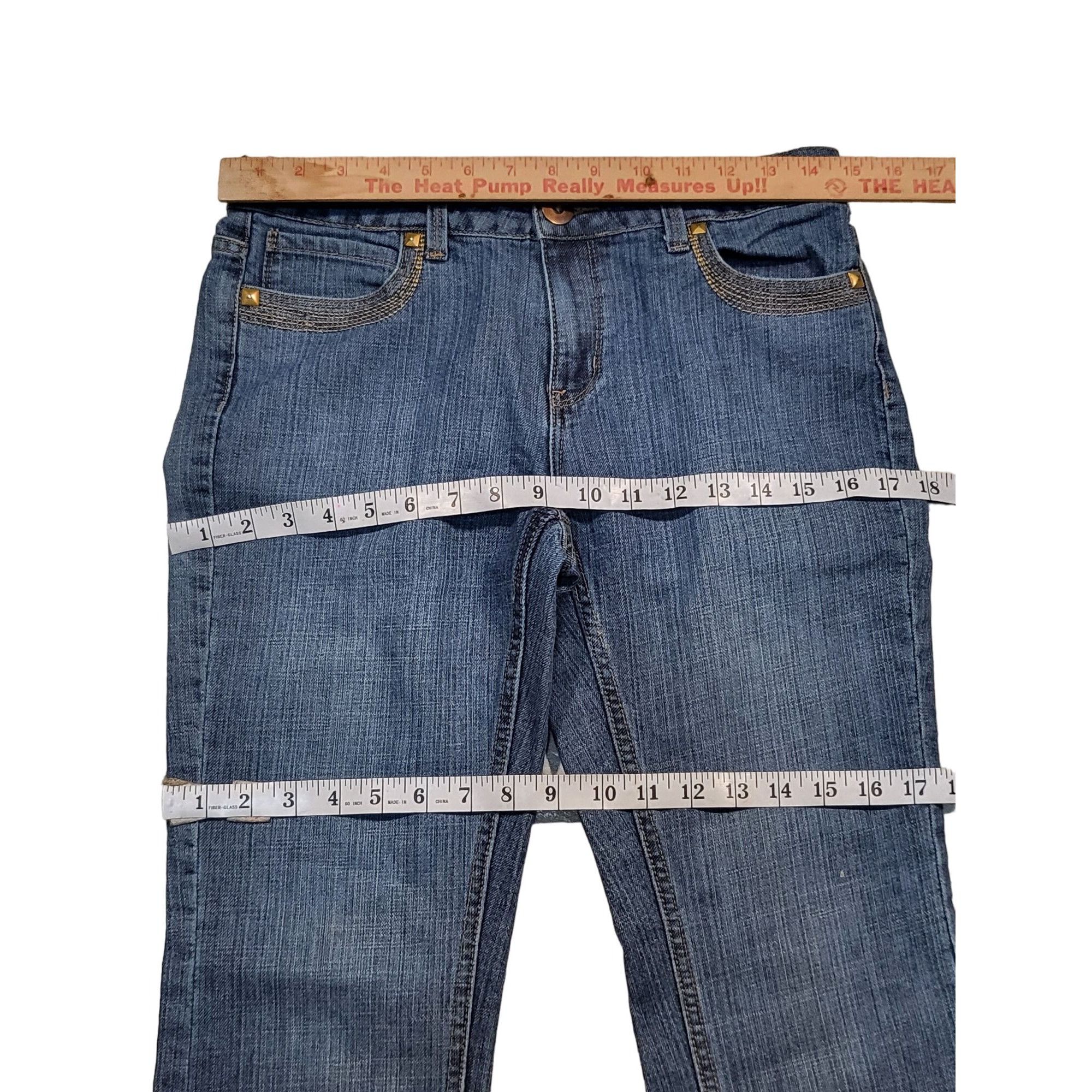 Jordache Vintage Jordache Premium Jeans Women Sz 4 Average Blue Denim Size 27" / US 4 / IT 40 - 3 Thumbnail