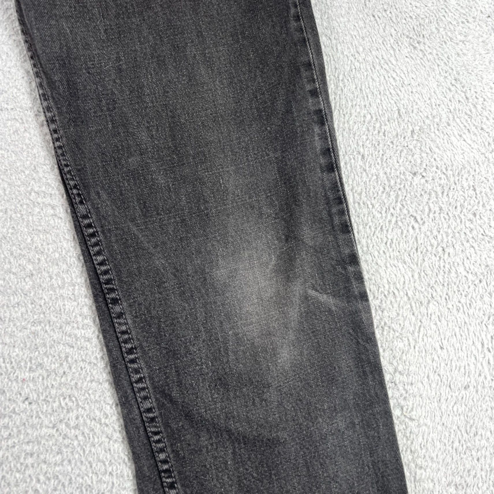 Levi's VINTAGE Levi's 501 Jeans Men Regular Fit 32x31 Black Denim Button Fly Straight Leg Size US 34 / EU 50 - 2 Thumbnail