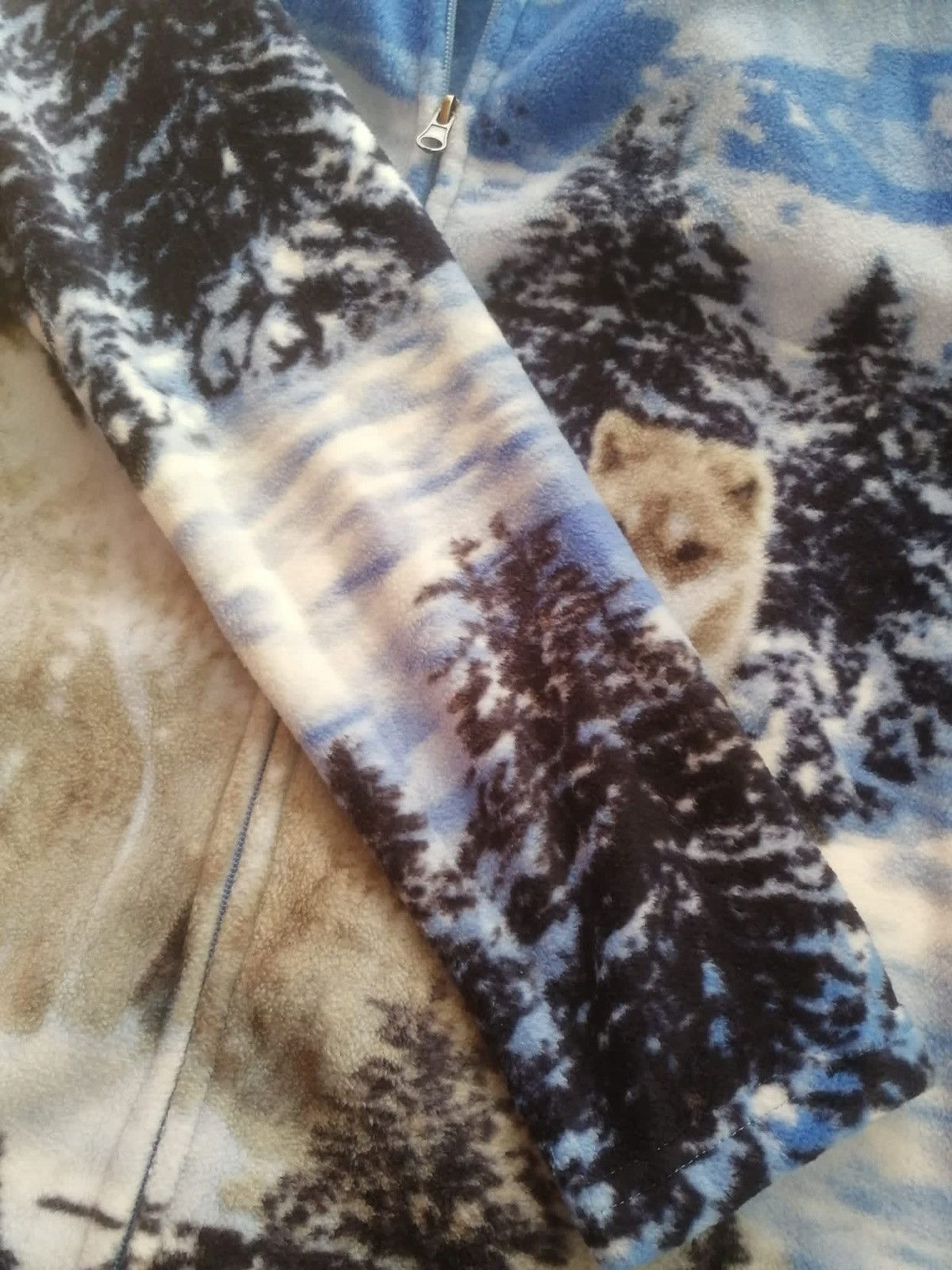 Other Vintage polar animal winter y2k rare fleece zip Size US M / EU 48-50 / 2 - 8 Thumbnail