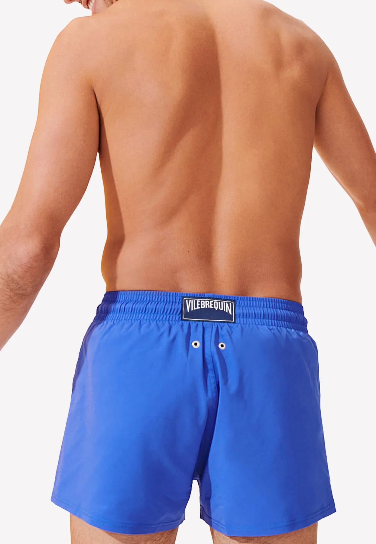 Vilebrequin VILEBREQUIN Bleu de Mer solid blue swim shorts XXL Size US 38 / EU 54 - 3 Thumbnail