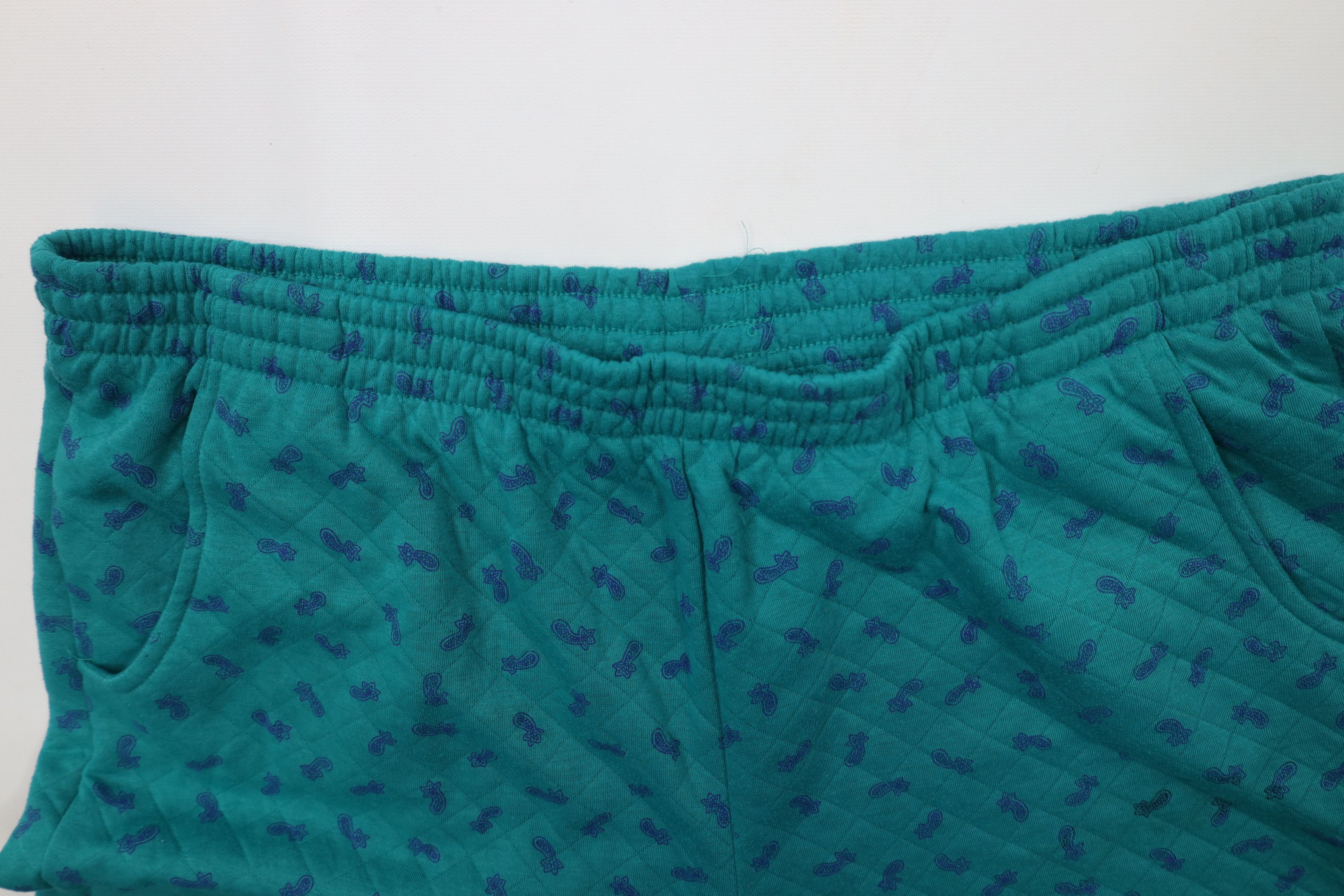 Vintage Vintage 90s Streetwear Paisley Cuffed Sweatpants Joggers Size 22" - 6 Thumbnail