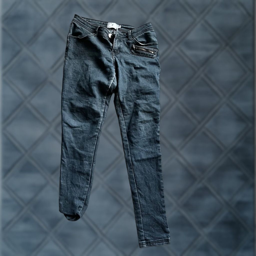 Sean John SEAN JOHN Women's Dark Wash Skinny Jeans Size 28 Blue Regular Size 28" / US 6 / IT 42 - 1 Thumbnail