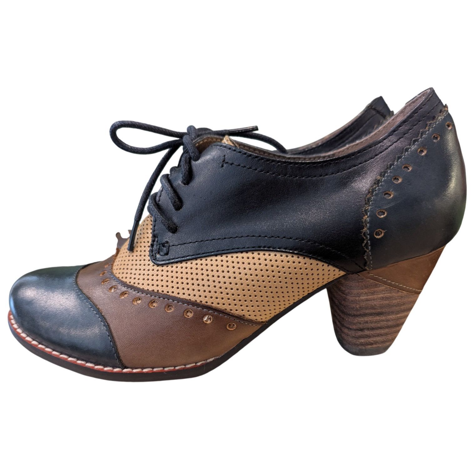 Other Spring Step L'Artist Bardot Leather Oxford Derby Size 36 Size US 5.5 / IT 35.5 - 6 Thumbnail