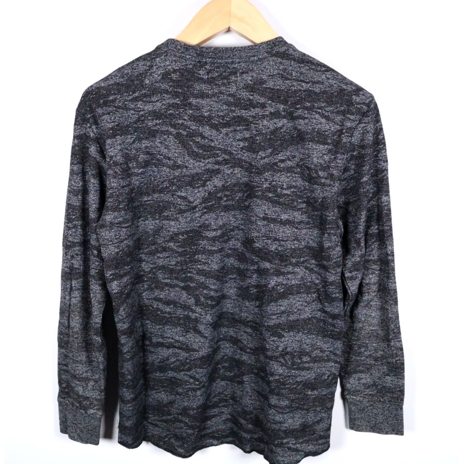 Ecko Unltd. VINTAGE Ecko Unltd. Thermal Waffle Knit Shirt Men's Large Gray Camo Logo Print VTG Y2K Size US L / EU 52-54 / 3 - 2 Thumbnail