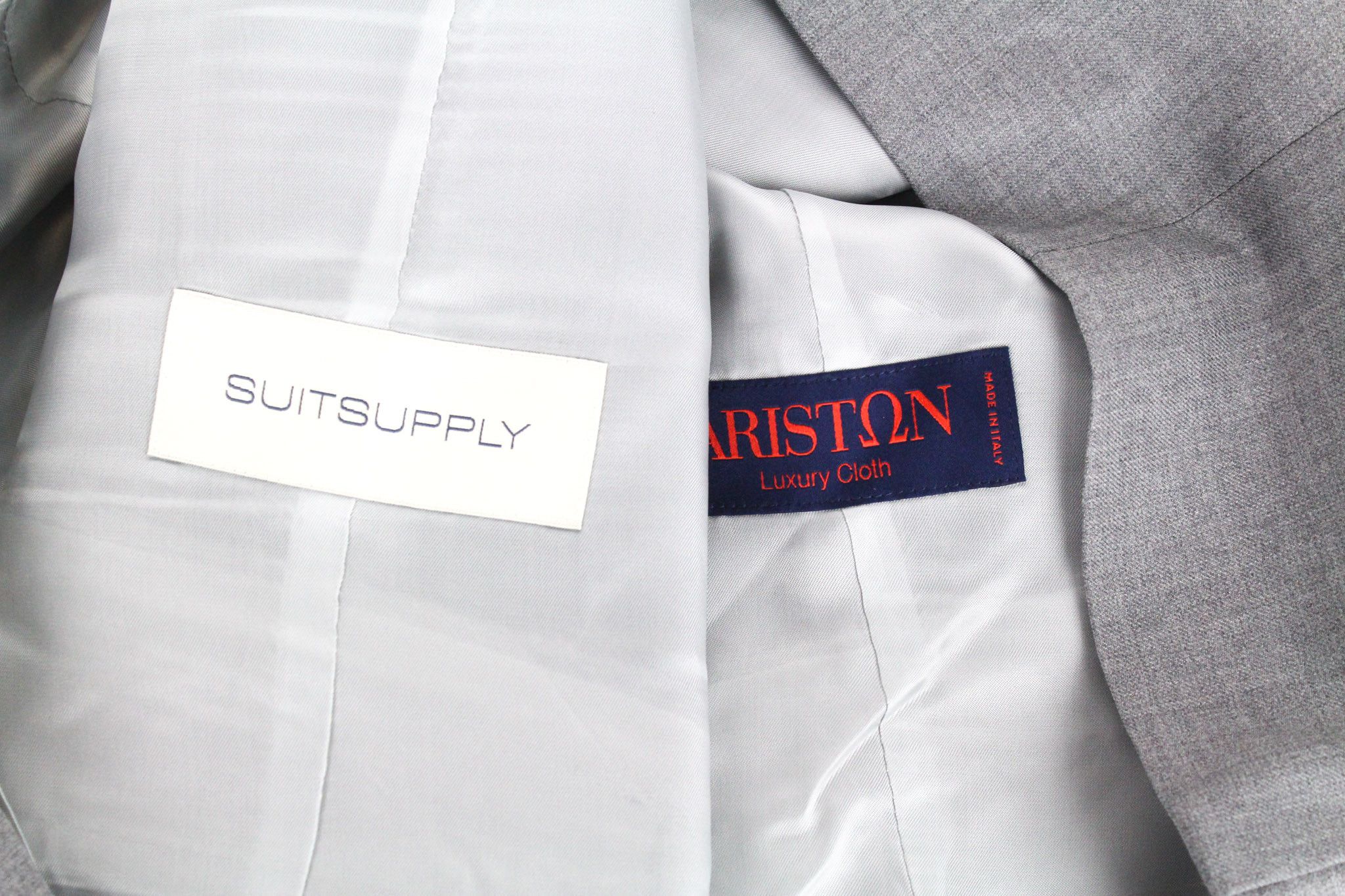 Suitsupply FERRARA UK44R Mid Grey Slim Wool Twill Waistcoat 73475 Size 44R - 8 Thumbnail