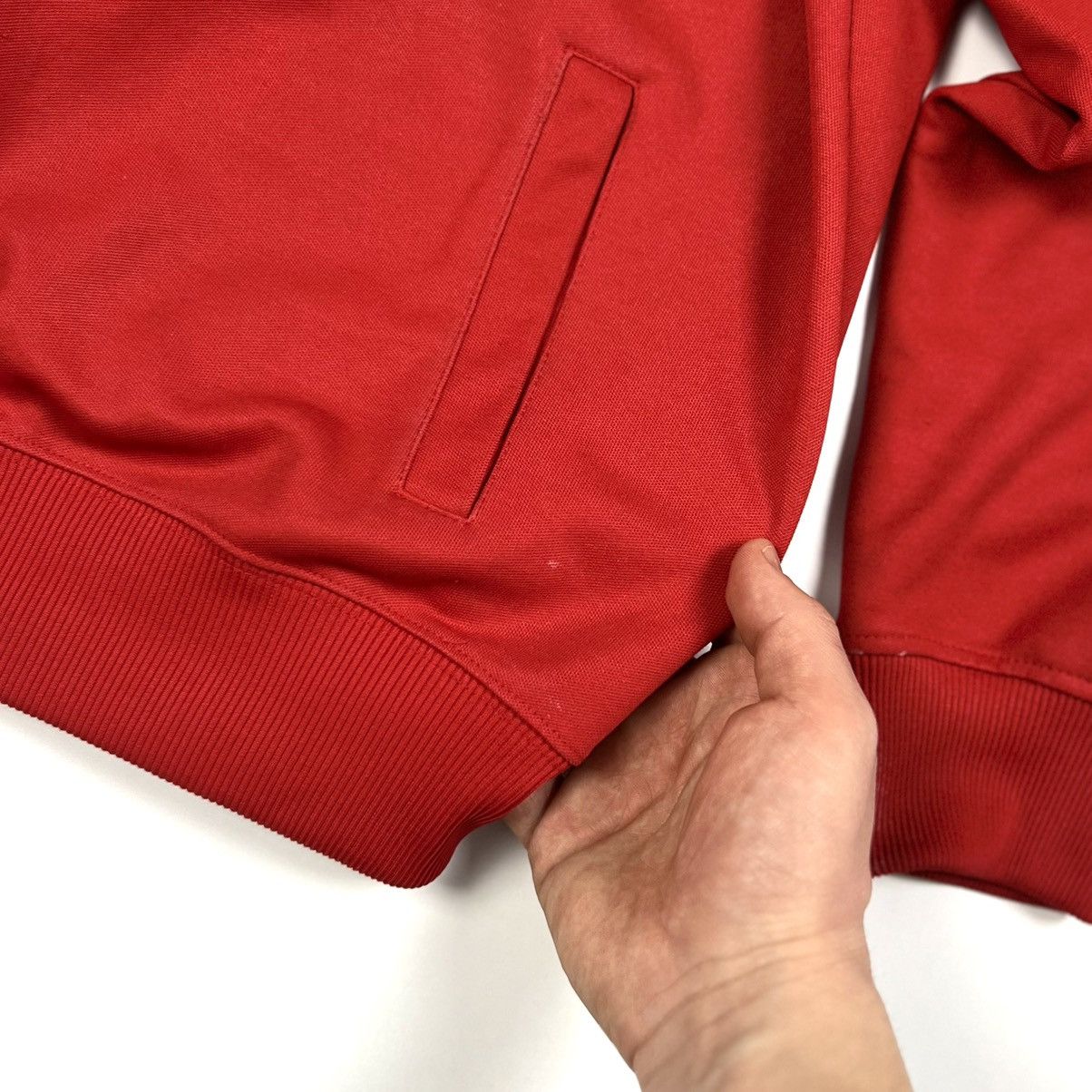 Fred Perry × Vintage Vintage Fred Perry Striped Logo Zip Track Jacket Windbreaker Size US M / EU 48-50 / 2 - 16 Thumbnail