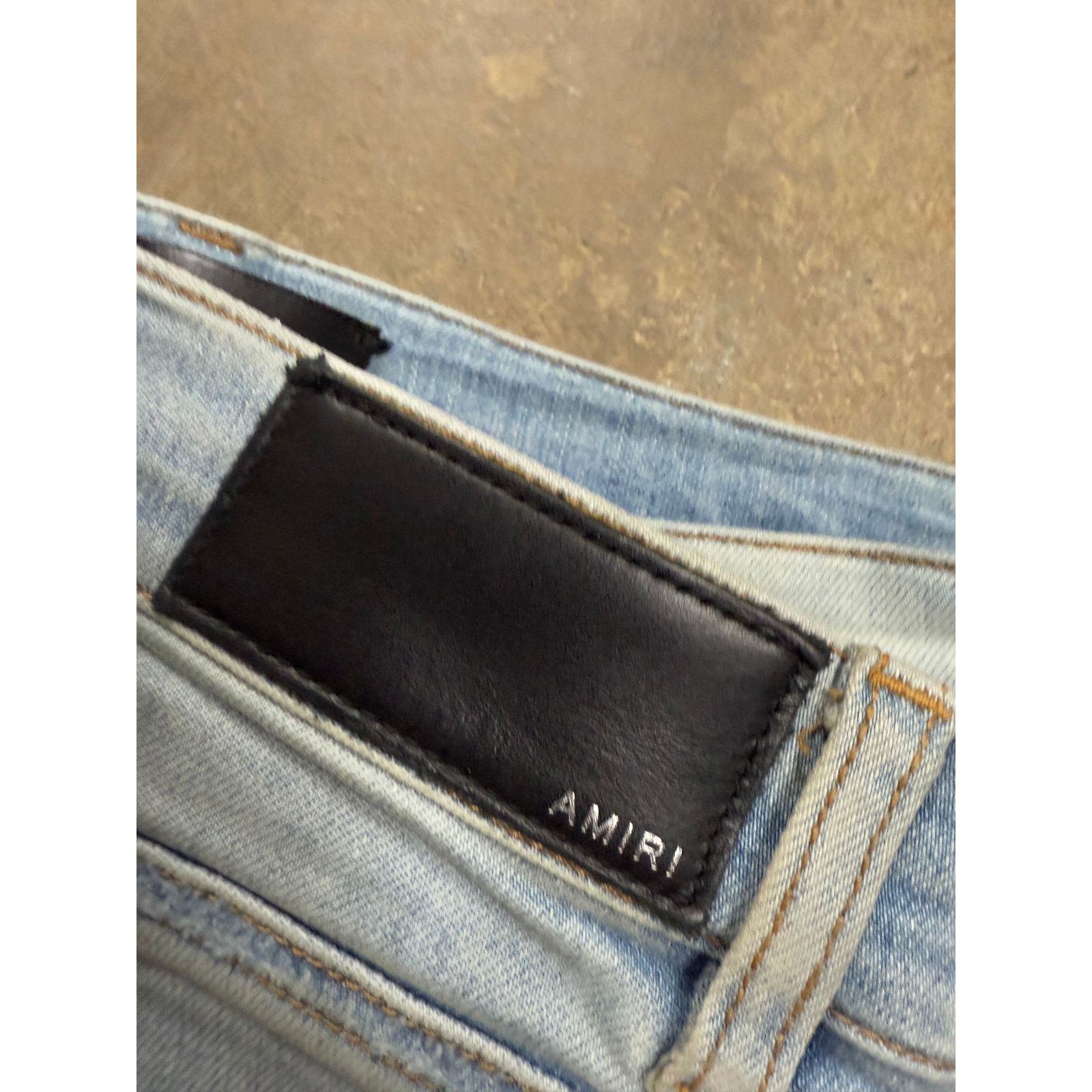 Amiri Amiri MX1 Light Wash Paisley Patch Multi Used 34 Size US 34 / EU 50 - 4 Thumbnail