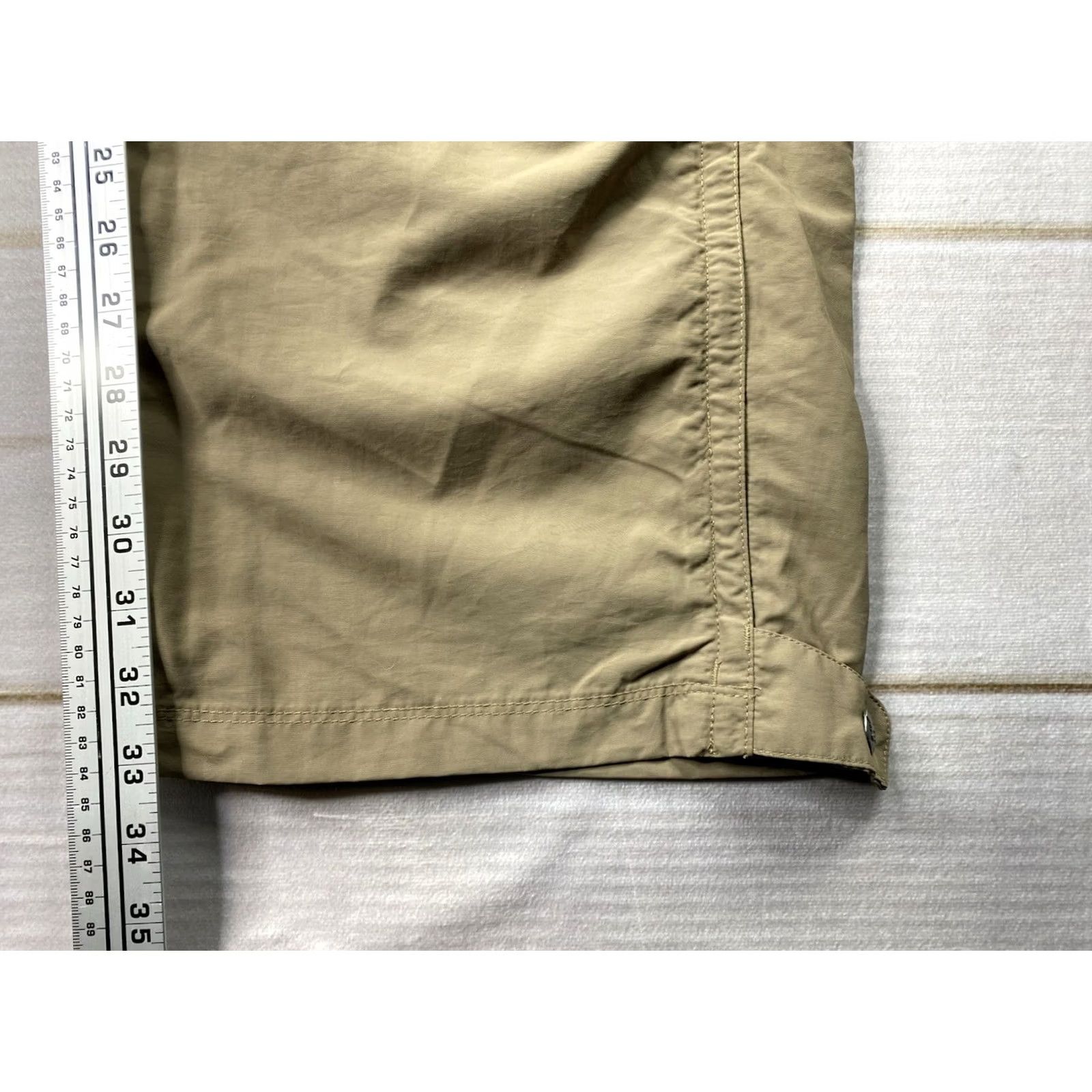 Vintage REI Womens Convertible Cargo Pants 16 Tall Nylon Khaki Zip Off Leg UPF 50+ Beige Hiking Mens Womens Girls Boys (adjusted within rules? No new info) Size 38" / US 16 / IT 52 - 6 Thumbnail