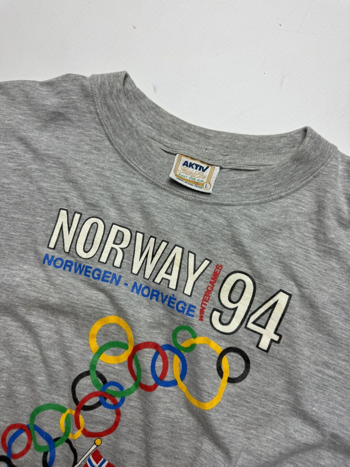 Dale Of Norway × Vintage Rare Vintage t shirt activ Norway 1994 y2k Size US L / EU 52-54 / 3 - 3 Thumbnail