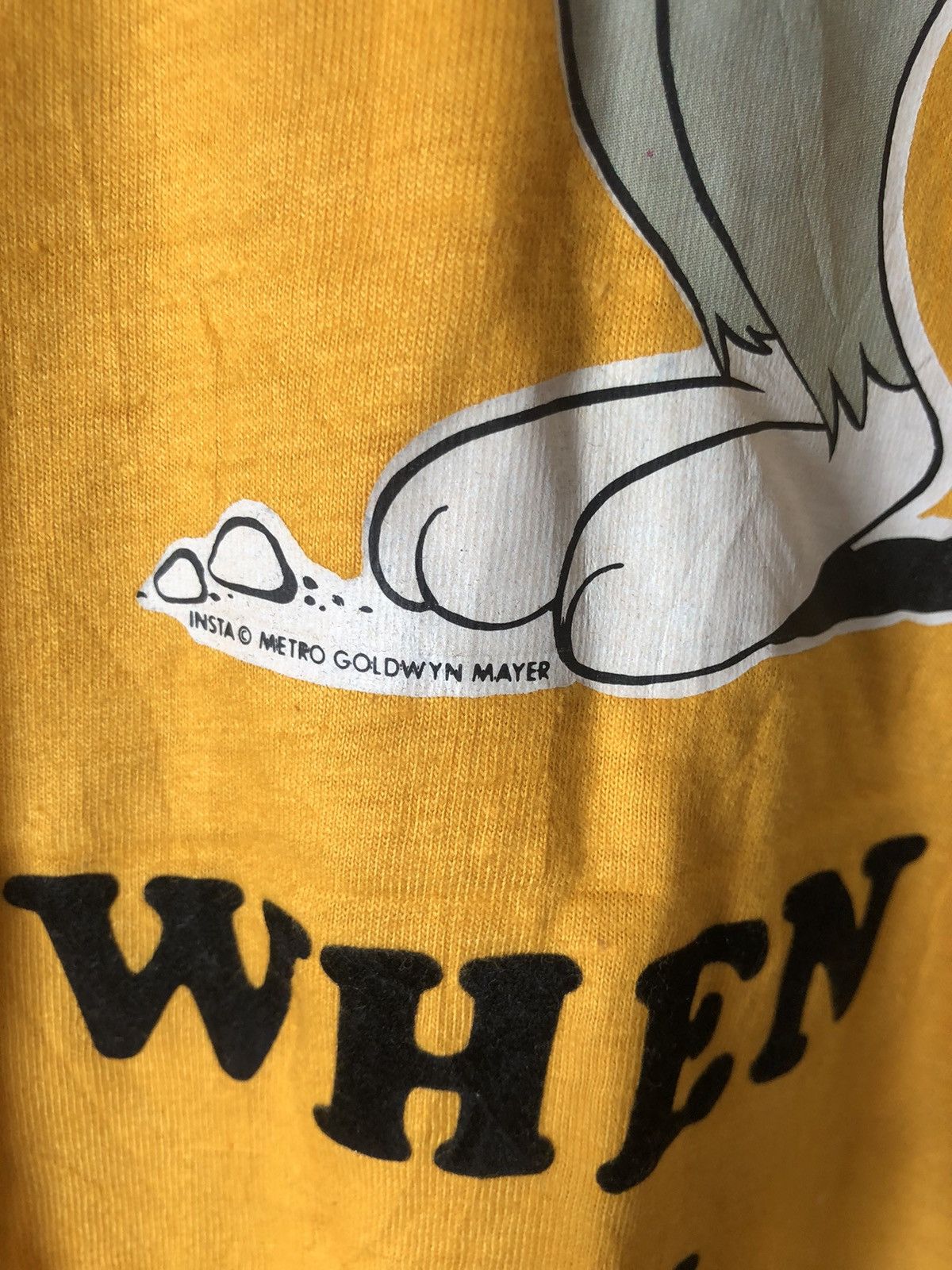 Vintage Vintage tom & Jerry t-shirt Size US M / EU 48-50 / 2 - 4 Thumbnail