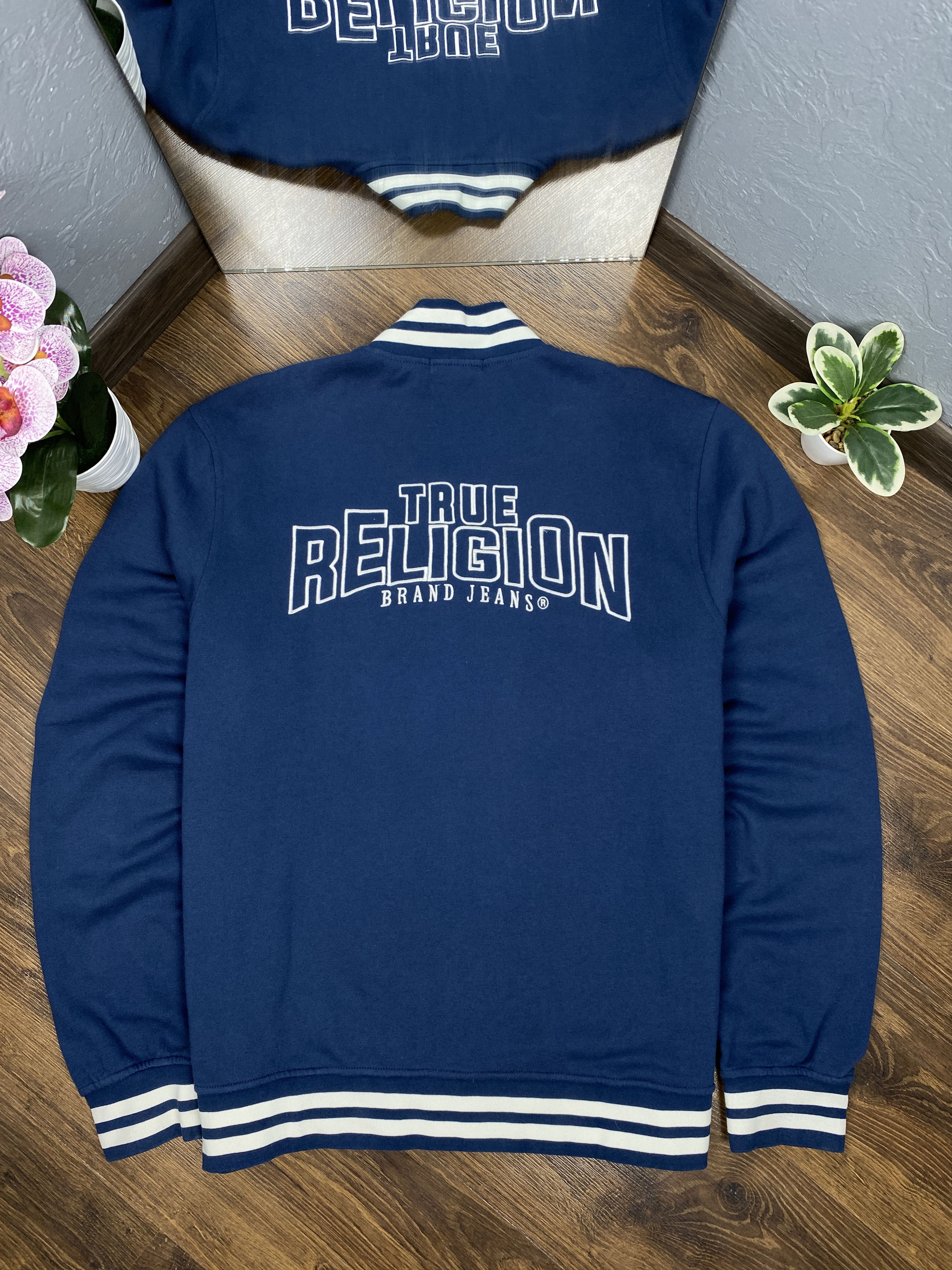 True Religion True Religion Vintage Mens Cotton Bomber Jacket Size US L / EU 52-54 / 3 - 10 Thumbnail