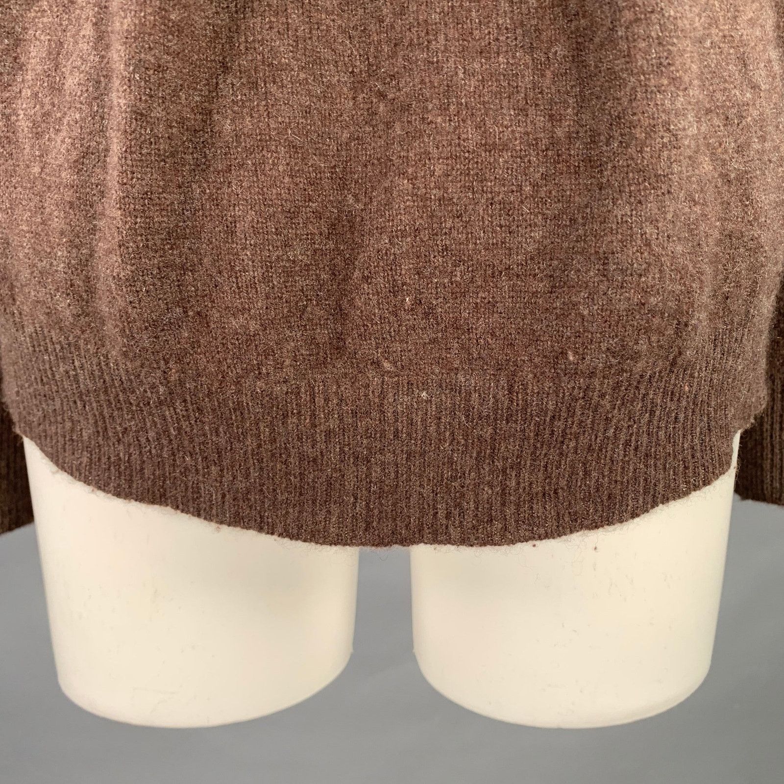 360Cashmere 360 CASHMERE Size S Brown Cashmere Crew Neck Pullover Size S / US 4 / IT 40 - 4 Thumbnail