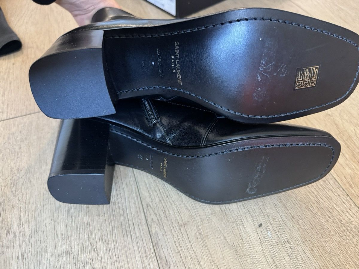 Saint Laurent Paris BNIB Beau 75 Horsebit Leather Boots Size US 11 / EU 44 - 9 Thumbnail