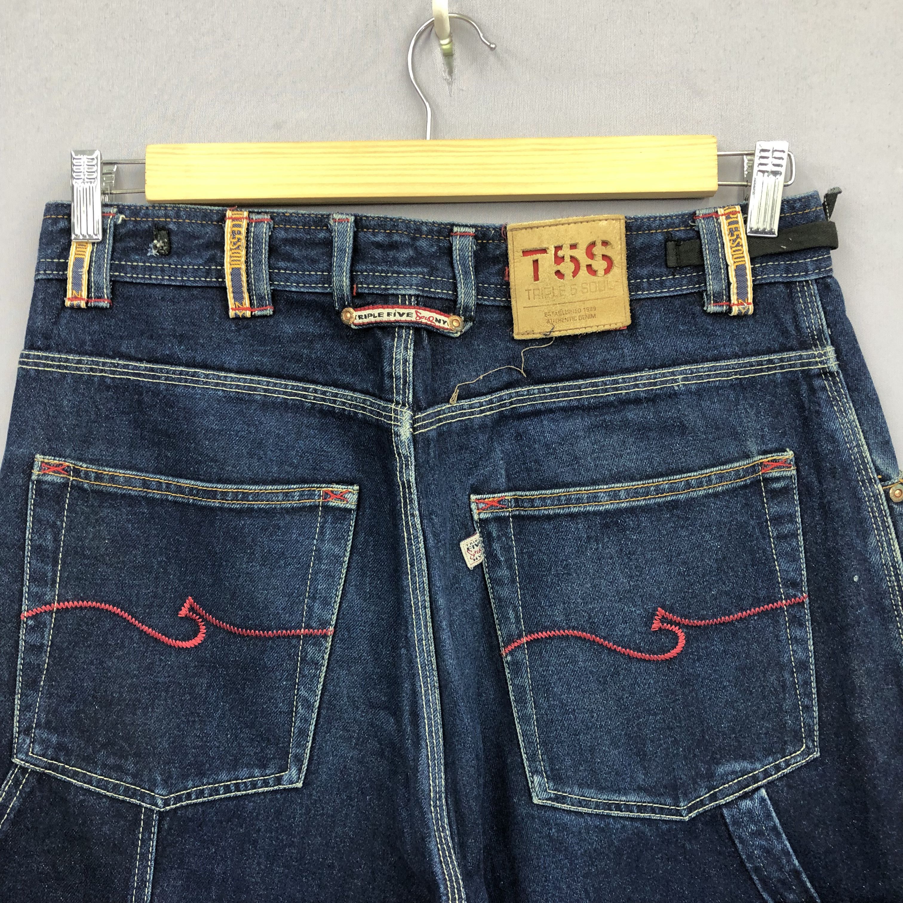 Triple 5 Soul Y2K Triple 5 Baggy Carpenter Skater Japanese Jeans Denim Size US 32 / EU 48 - 6 Thumbnail