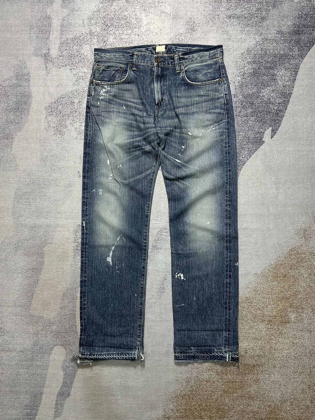 Vintage Edwin 505zx Selvedge Washed Jeans Size 38