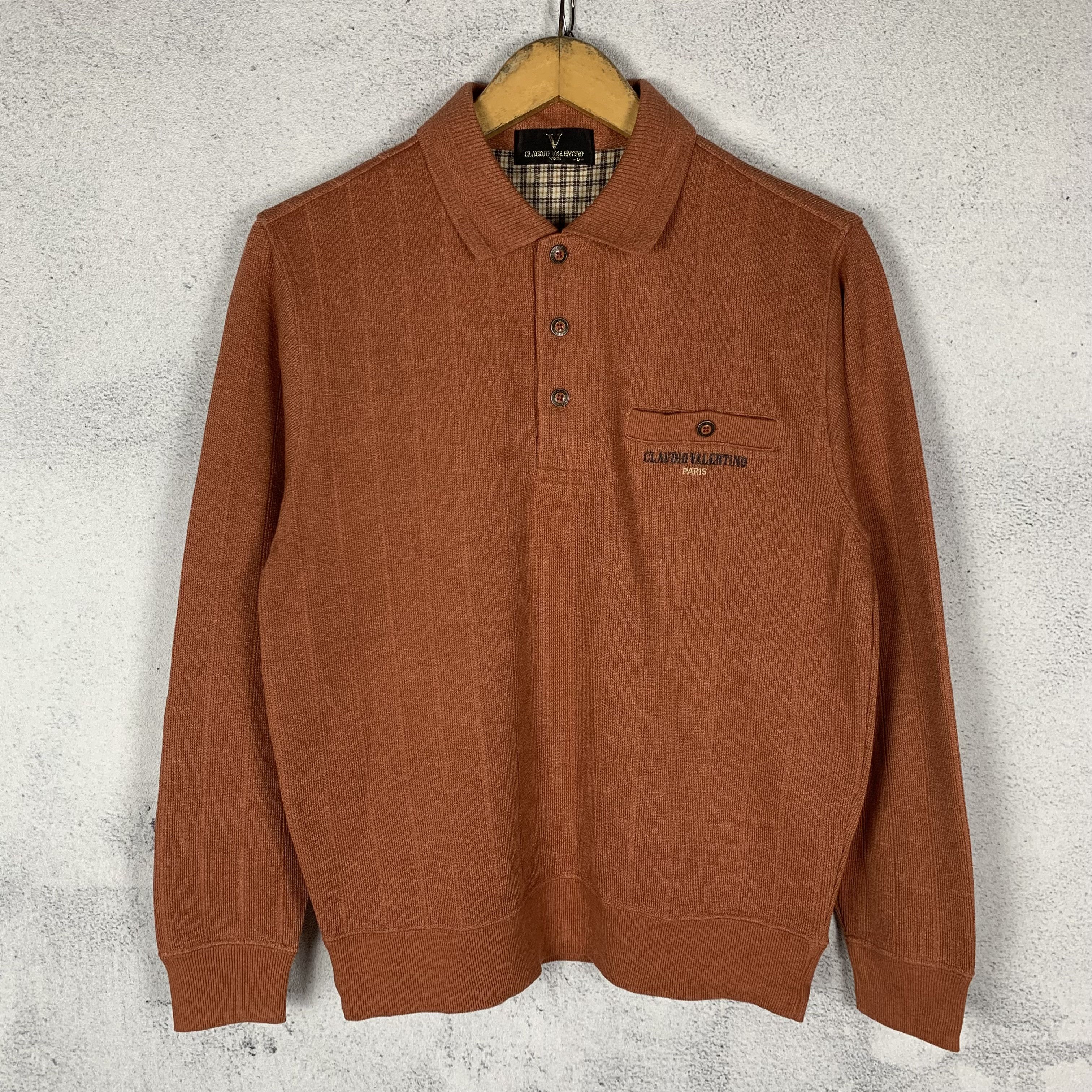 Valentino Vintage Claudio Valentino Sweatshirt Crewneck Size US S / EU 44-46 / 1 - 1 Thumbnail