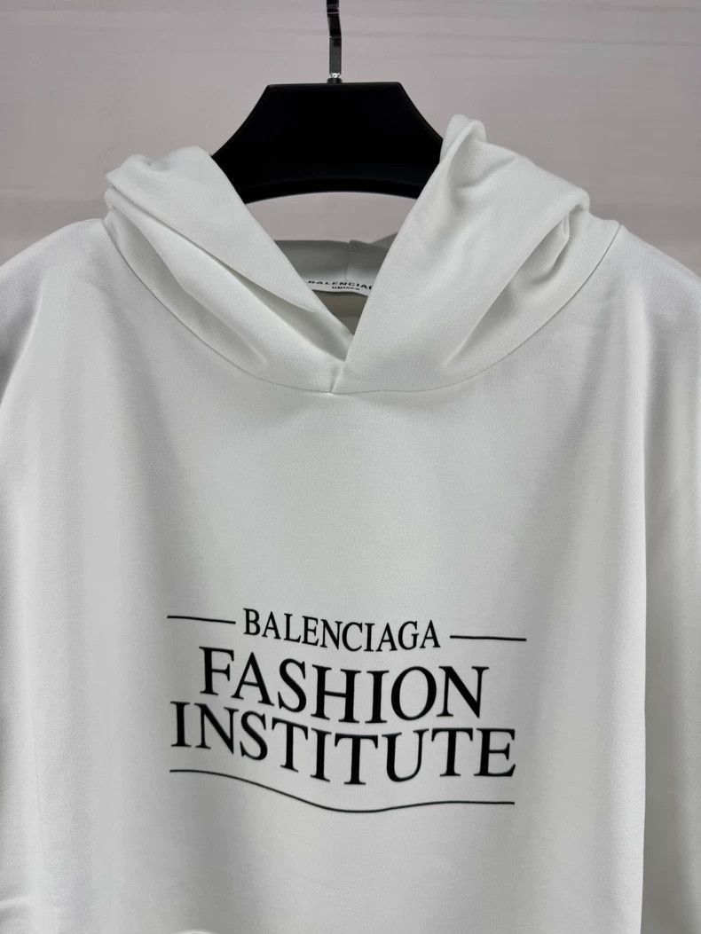 Balenciaga Fashion Institute White Clothing Academy Hoodie-