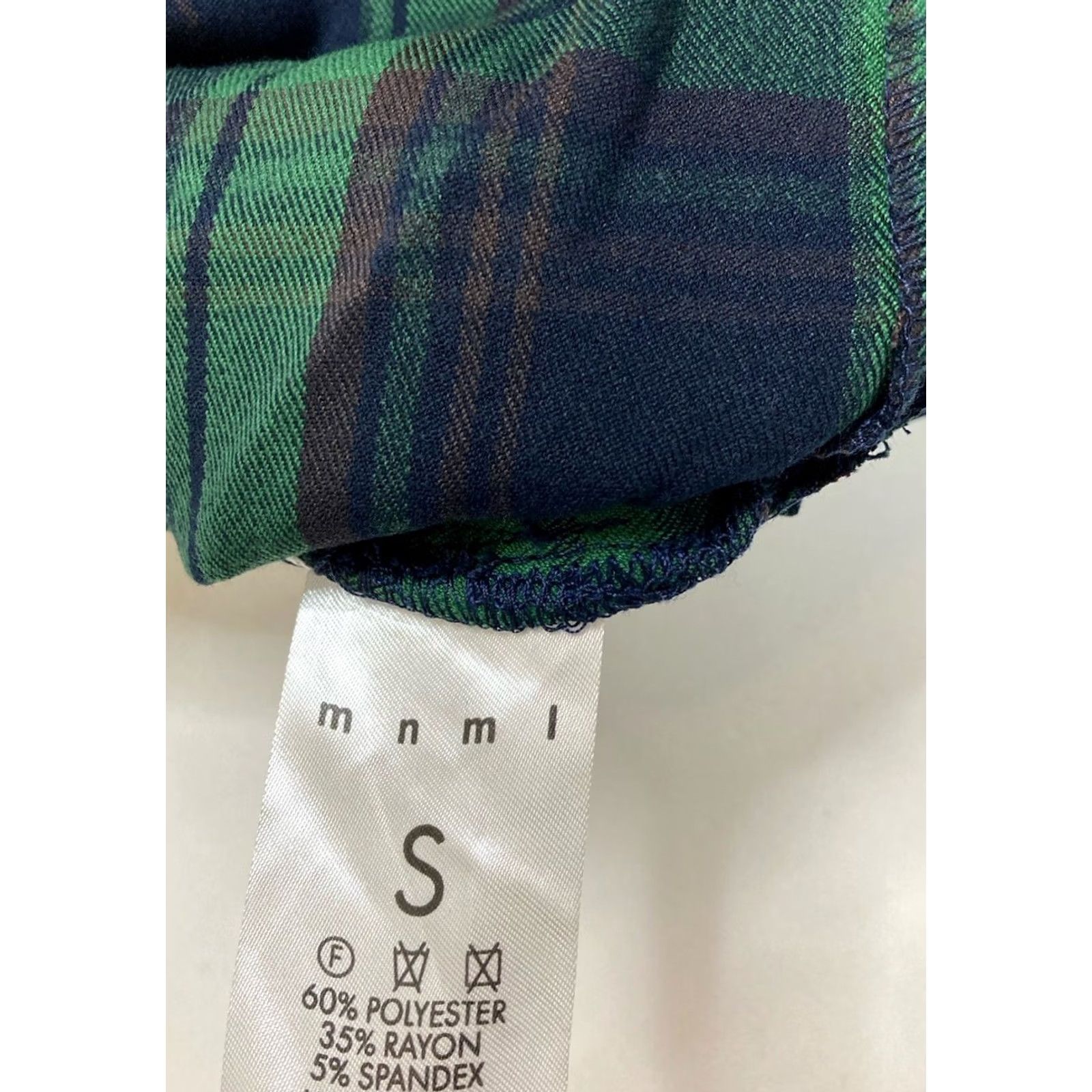 MNML MNML Plaid Button-Up Shirt Men Small Green Long Sleeve Pocket Shirt Size US S / EU 44-46 / 1 - 6 Thumbnail