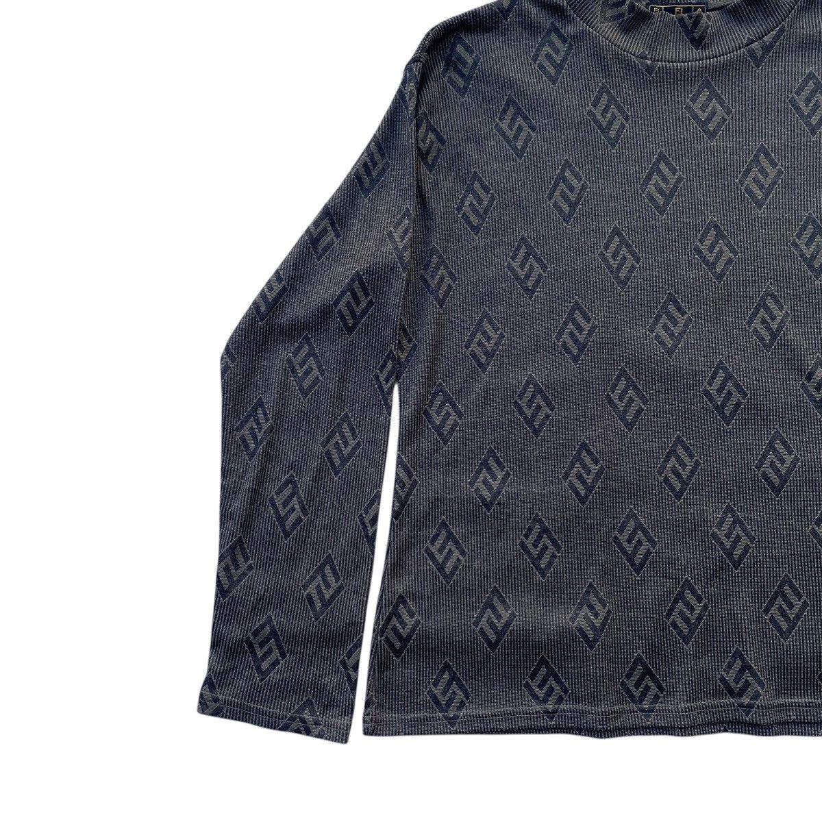 Fendi FENDI FF Full Monogram Zucca Print Mock Neck Top Long Sleeve Size S / US 4 / IT 40 - 5 Thumbnail