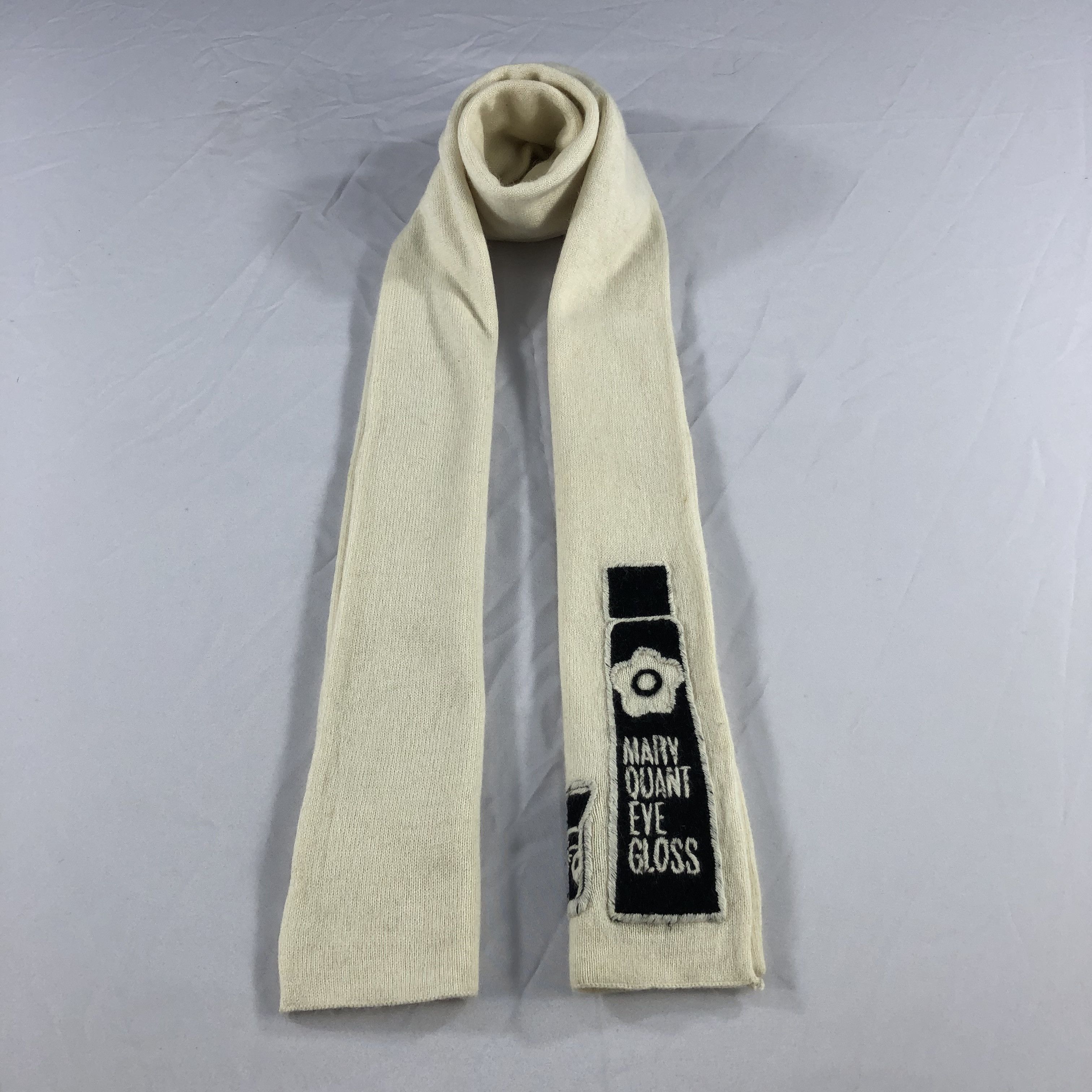 Vintage Mary Quant London Scarf Muffler Wool V921 Size ONE SIZE - 1 Thumbnail