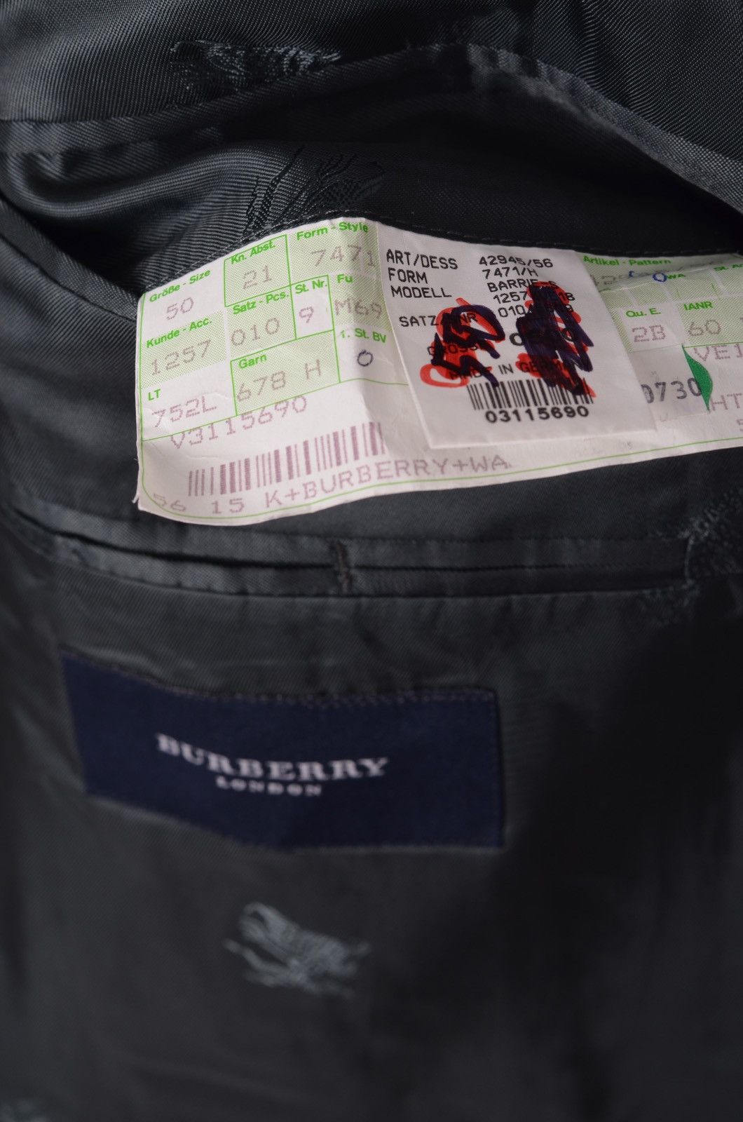 Burberry BURBERRY London Men's Wool Cashmere Tweed Blazer 50 size Size 50R - 6 Thumbnail