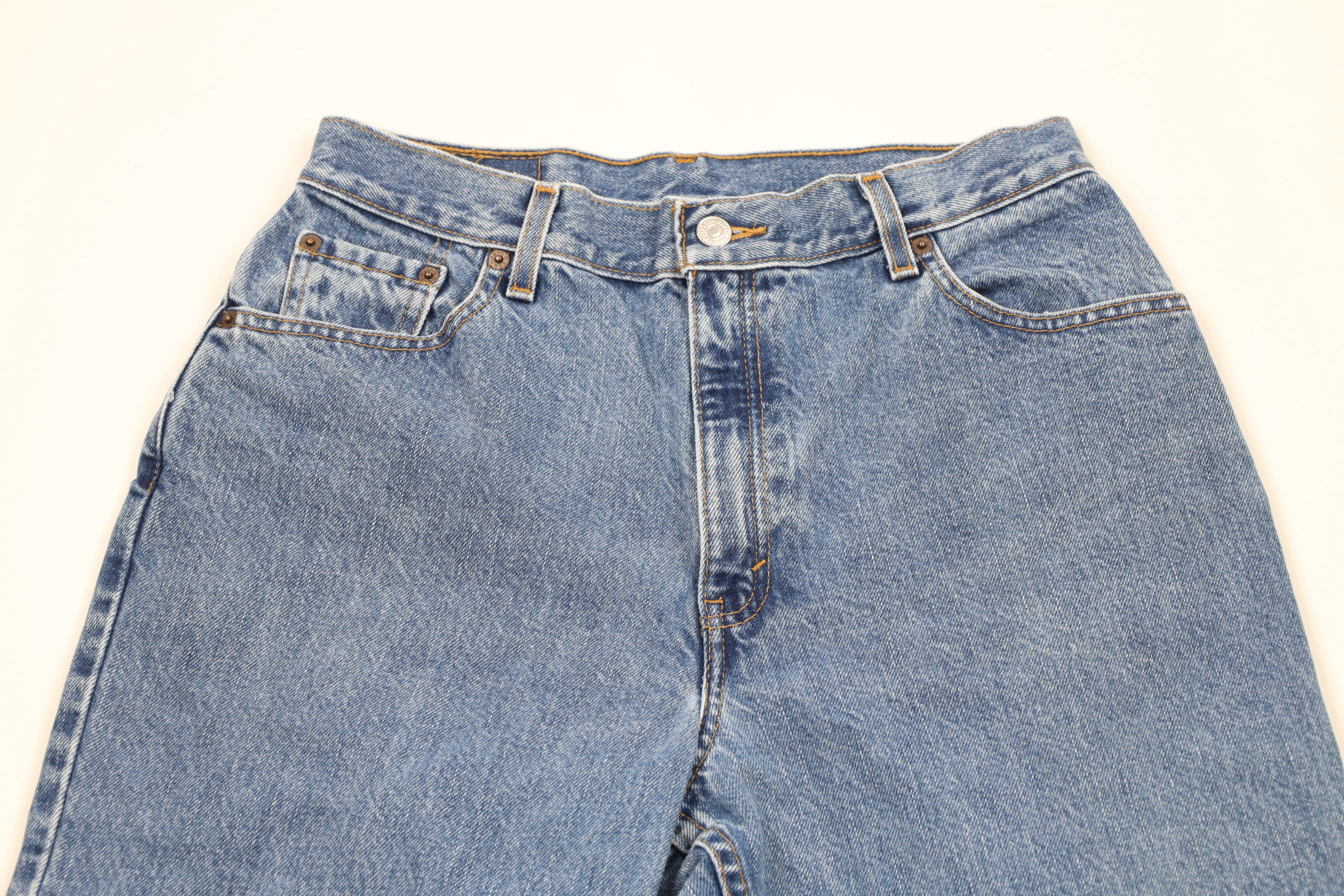 Levi's × Vintage Vintage Y2K 2002 Levis 550 Fit Tapered Leg Denim Jeans Size 34" / US 12 / IT 48 - 2 Thumbnail