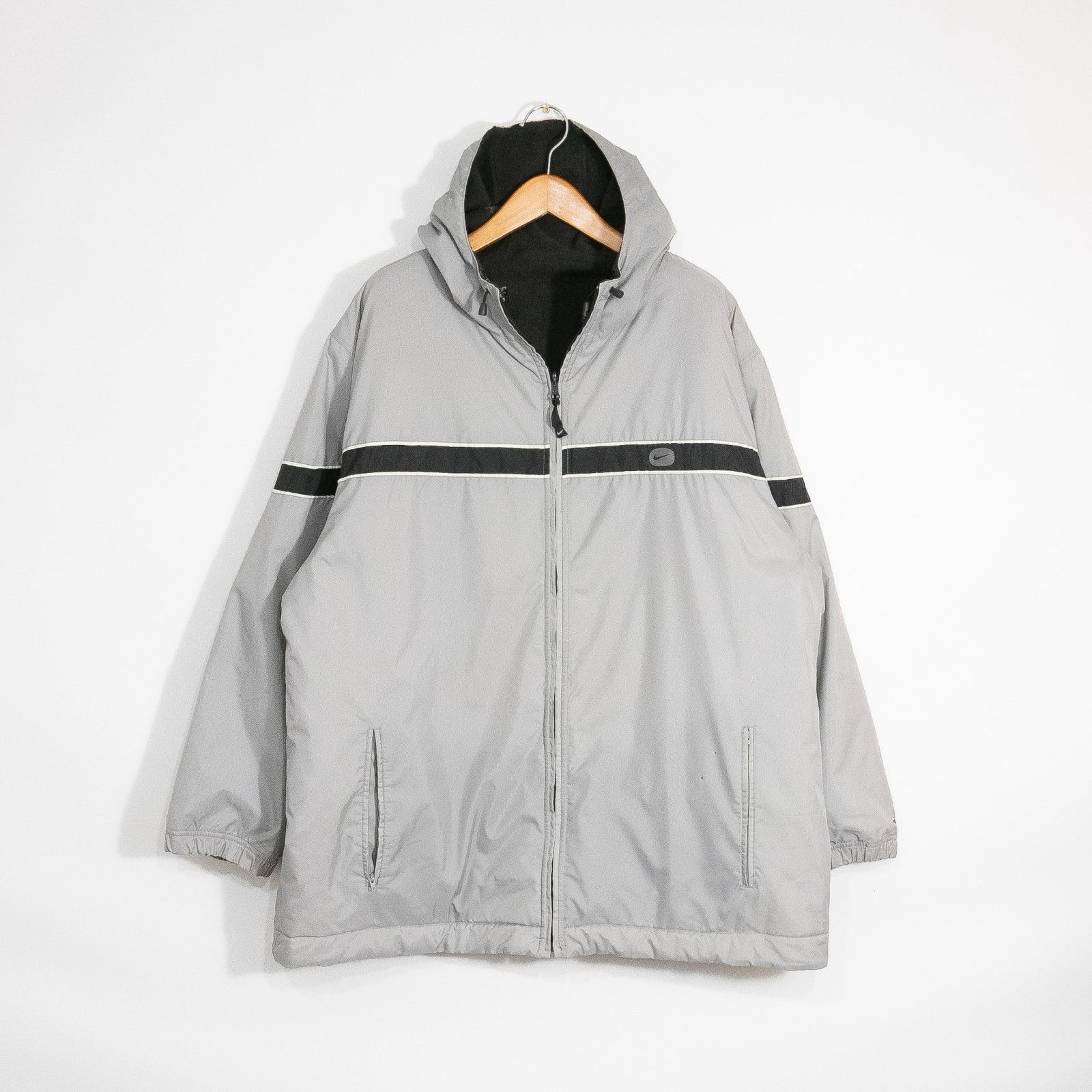 Nike Vintage Nike Reversible Windbreaker Jacket Mens 2XL - Hooded Size US XXL / EU 58 / 5 - 1 Thumbnail
